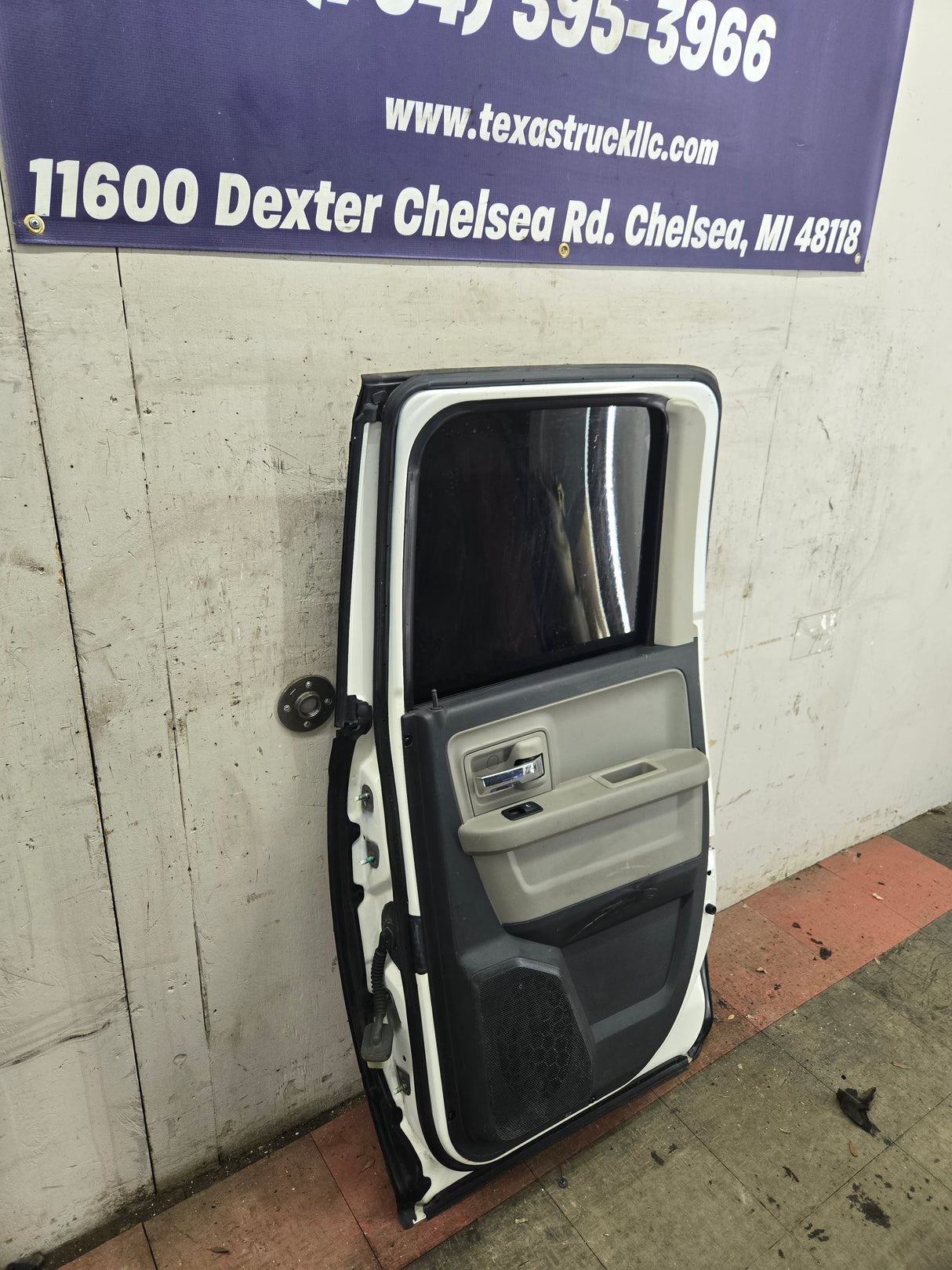 2009-2018 Dodge Ram 4th Gen Passenger Side Rear Quad Cab Door 1500 2500 3500 4500 5500 - White