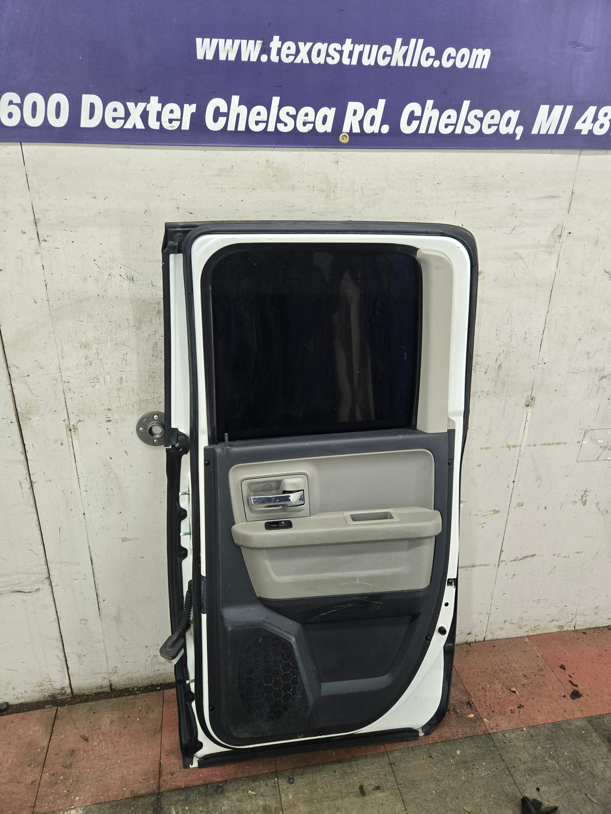 2009-2018 Dodge Ram 4th Gen Passenger Side Rear Quad Cab Door 1500 2500 3500 4500 5500 - White