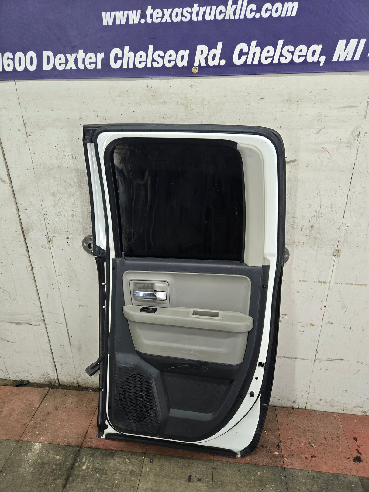 2009-2018 Dodge Ram 4th Gen Passenger Side Rear Quad Cab Door 1500 2500 3500 4500 5500 - White