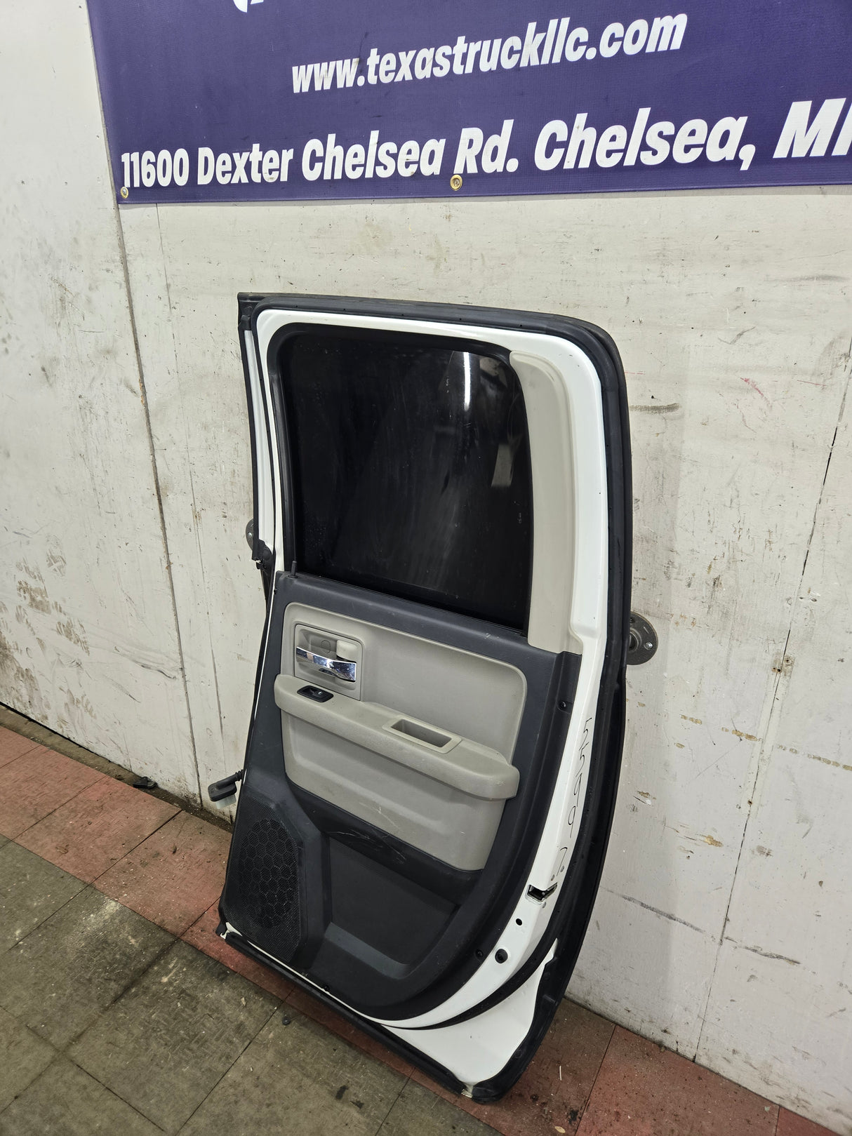 2009-2018 Dodge Ram 4th Gen Passenger Side Rear Quad Cab Door 1500 2500 3500 4500 5500 - White