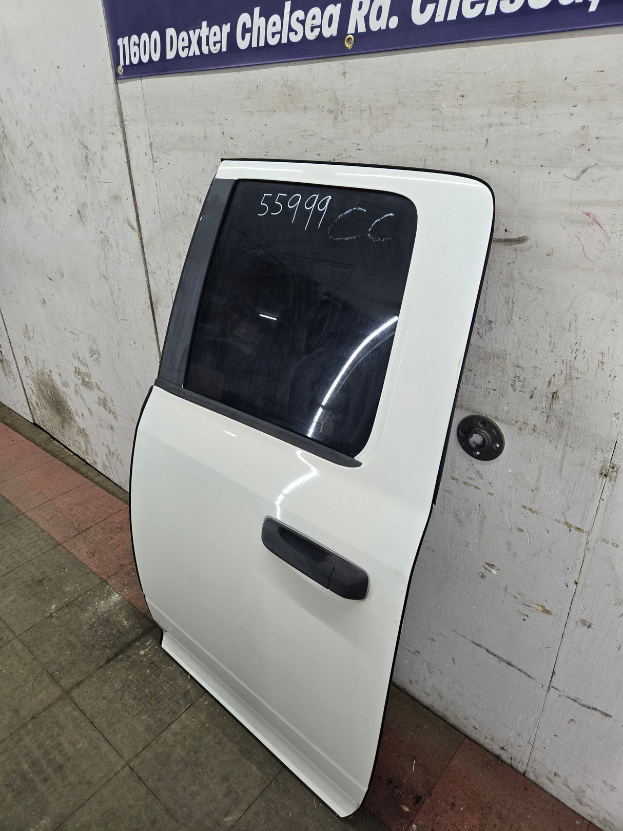 2009-2018 Dodge Ram 4th Gen Driver Rear Quad Cab Door 1500 2500 3500 - White