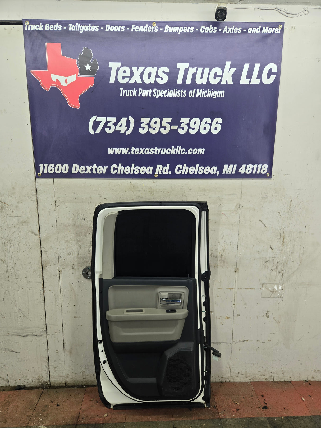 2009-2018 Dodge Ram 4th Gen Driver Rear Quad Cab Door 1500 2500 3500 - White