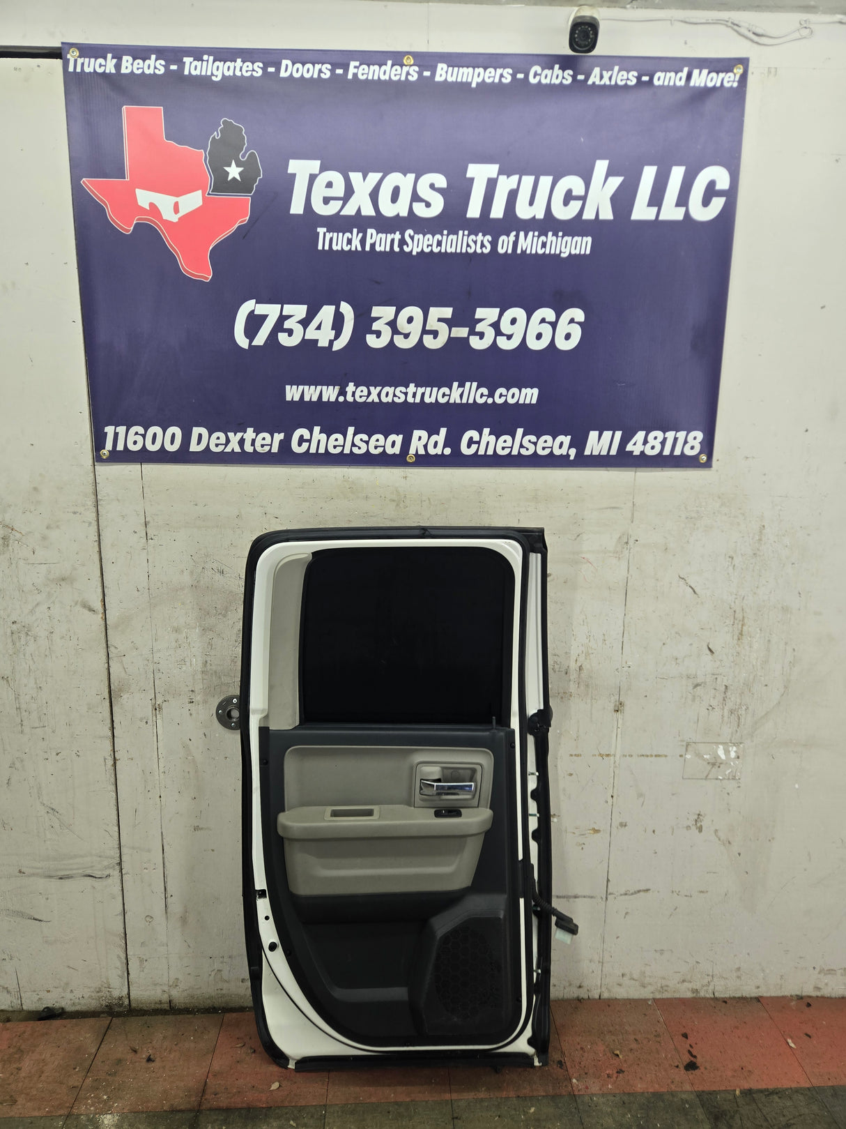 2009-2018 Dodge Ram 4th Gen Driver Rear Quad Cab Door 1500 2500 3500 - White