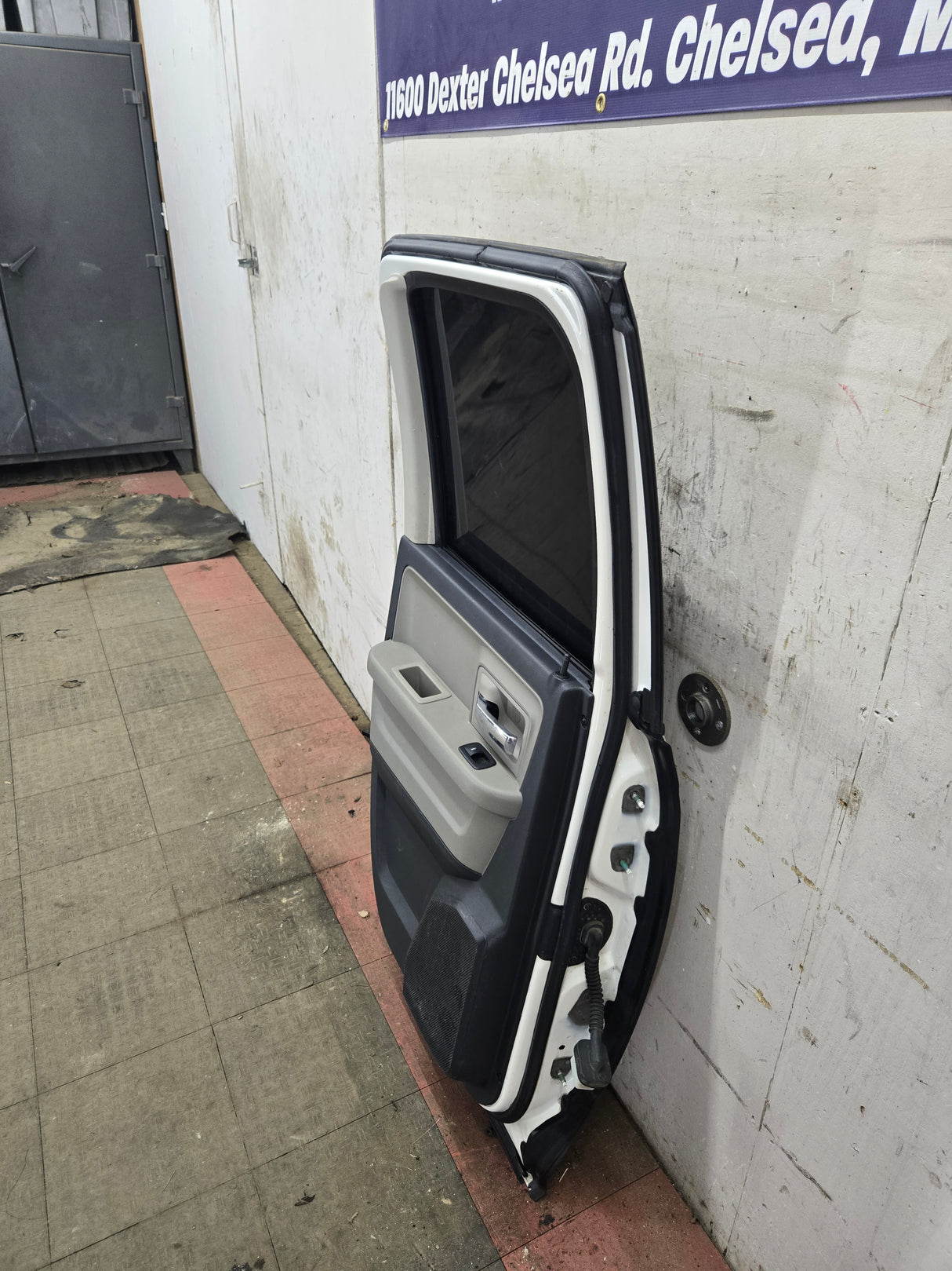 2009-2018 Dodge Ram 4th Gen Driver Rear Quad Cab Door 1500 2500 3500 - White