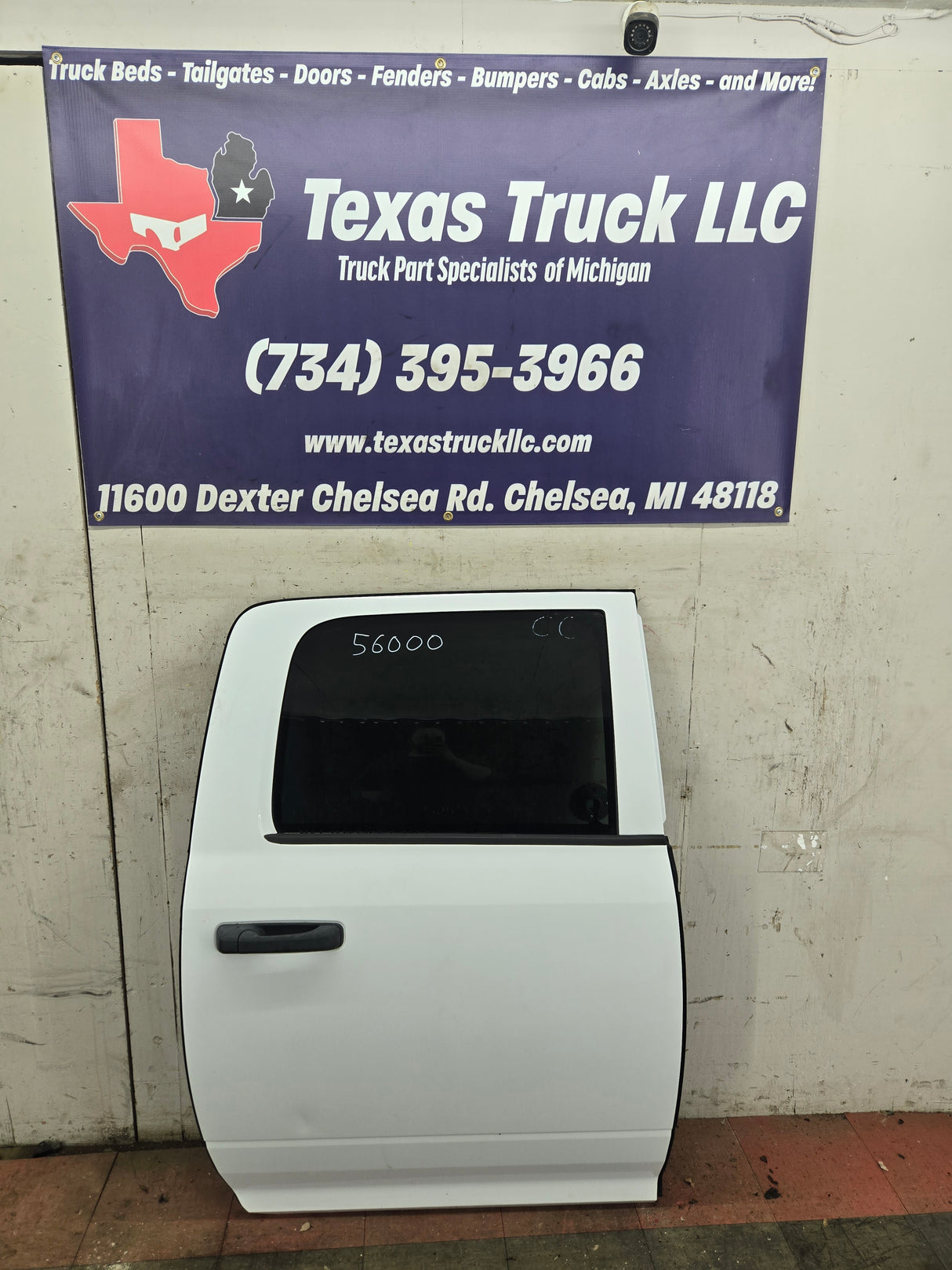 2009-2018 Dodge Ram 4th Gen RH Passenger Side Rear CREW Cab Door 1500 2500 3500 4500 5500 - White