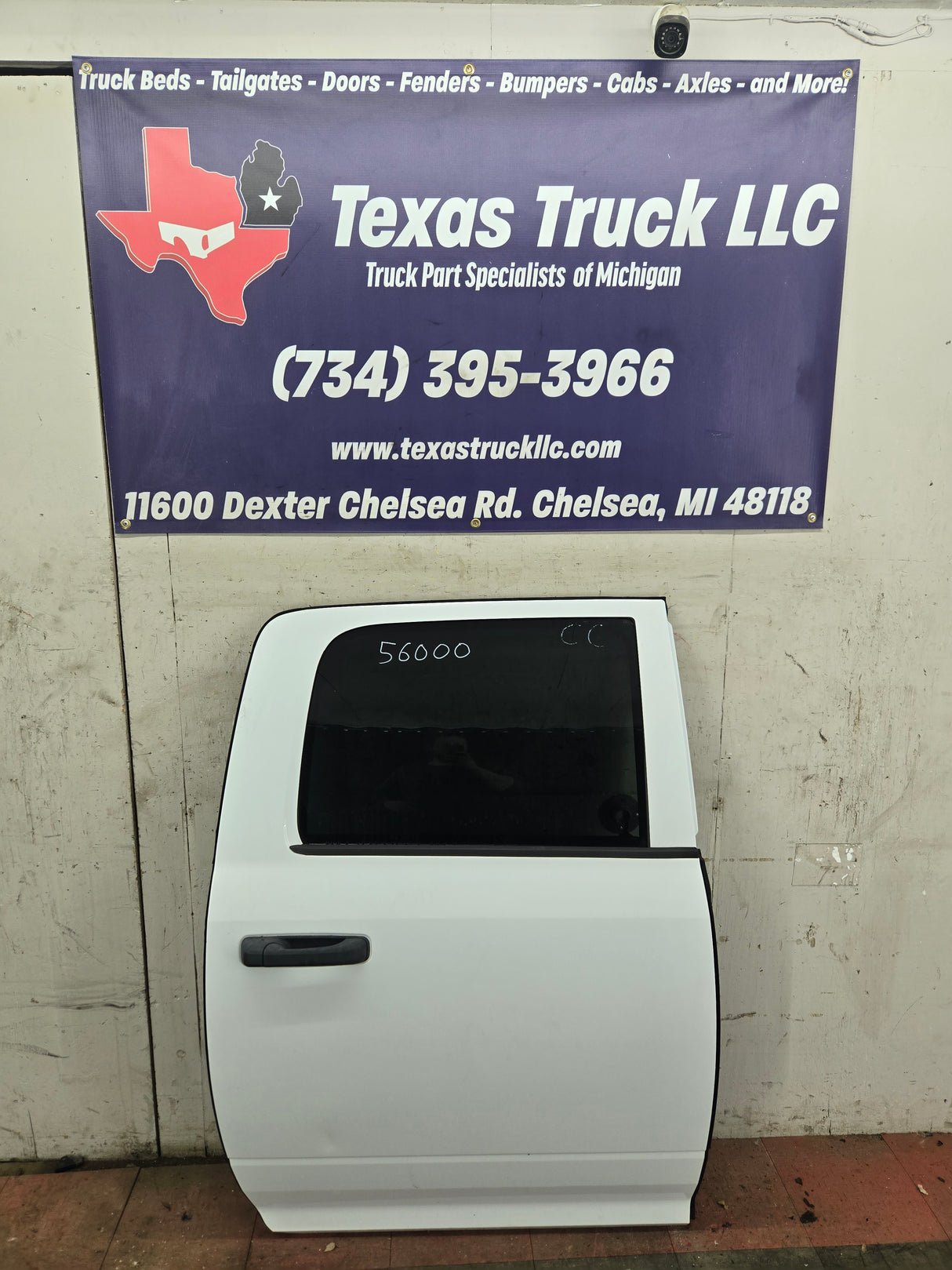 2009-2018 Dodge Ram 4th Gen RH Passenger Side Rear CREW Cab Door 1500 2500 3500 4500 5500 - White