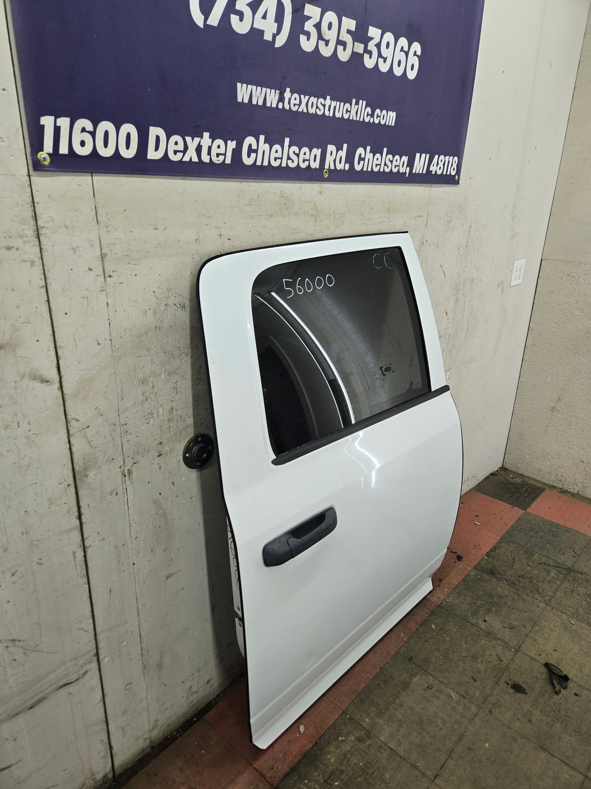 2009-2018 Dodge Ram 4th Gen RH Passenger Side Rear CREW Cab Door 1500 2500 3500 4500 5500 - White