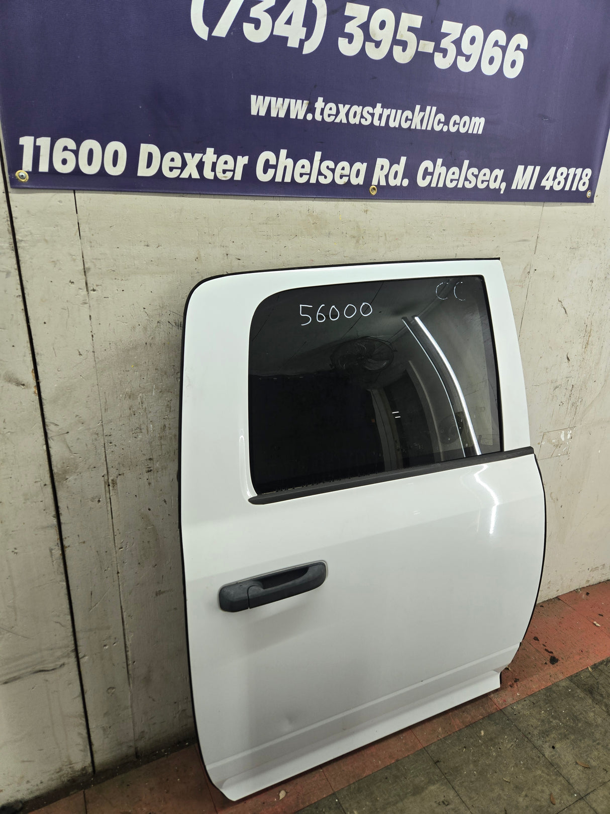 2009-2018 Dodge Ram 4th Gen RH Passenger Side Rear CREW Cab Door 1500 2500 3500 4500 5500 - White