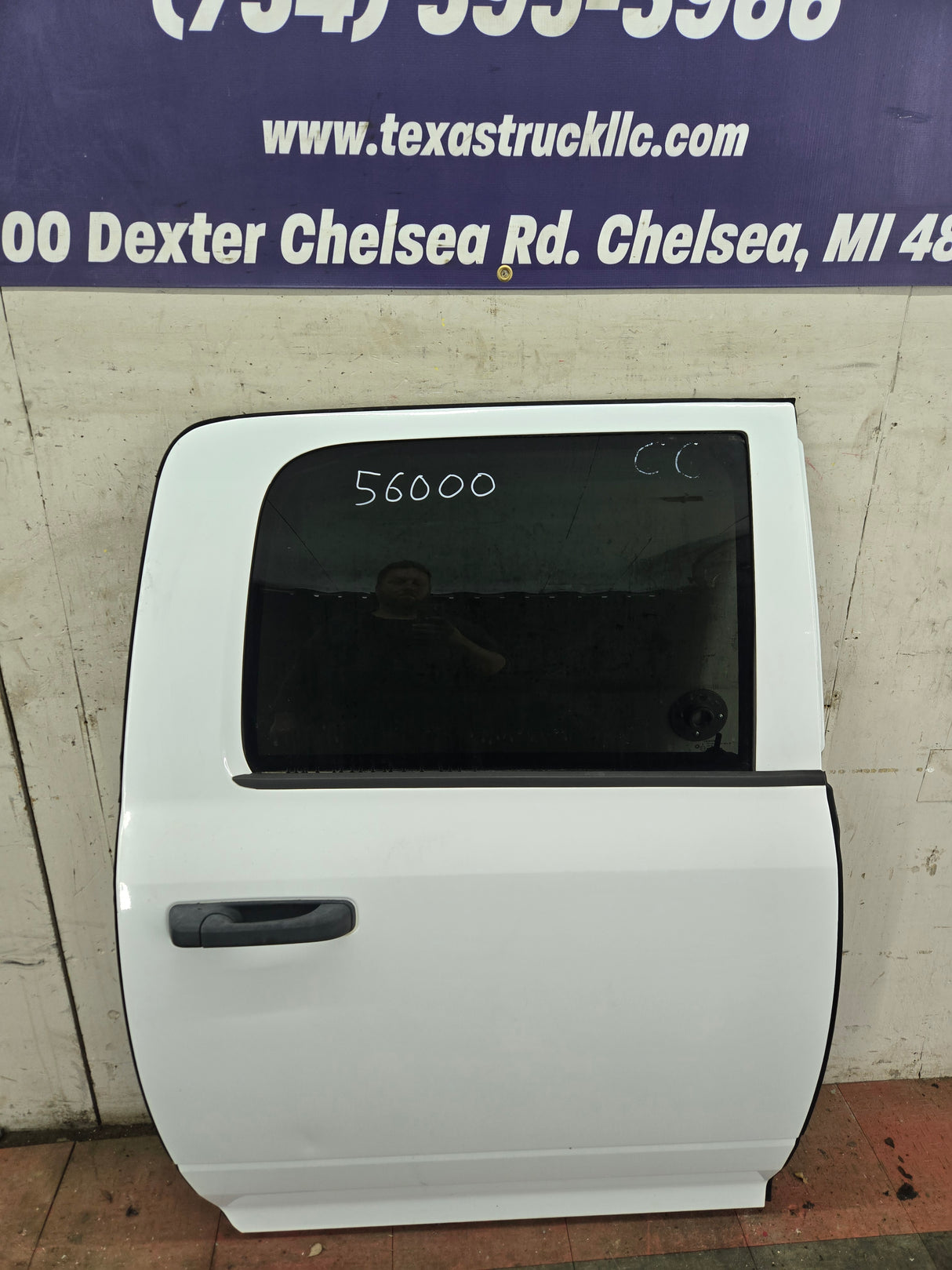 2009-2018 Dodge Ram 4th Gen RH Passenger Side Rear CREW Cab Door 1500 2500 3500 4500 5500 - White