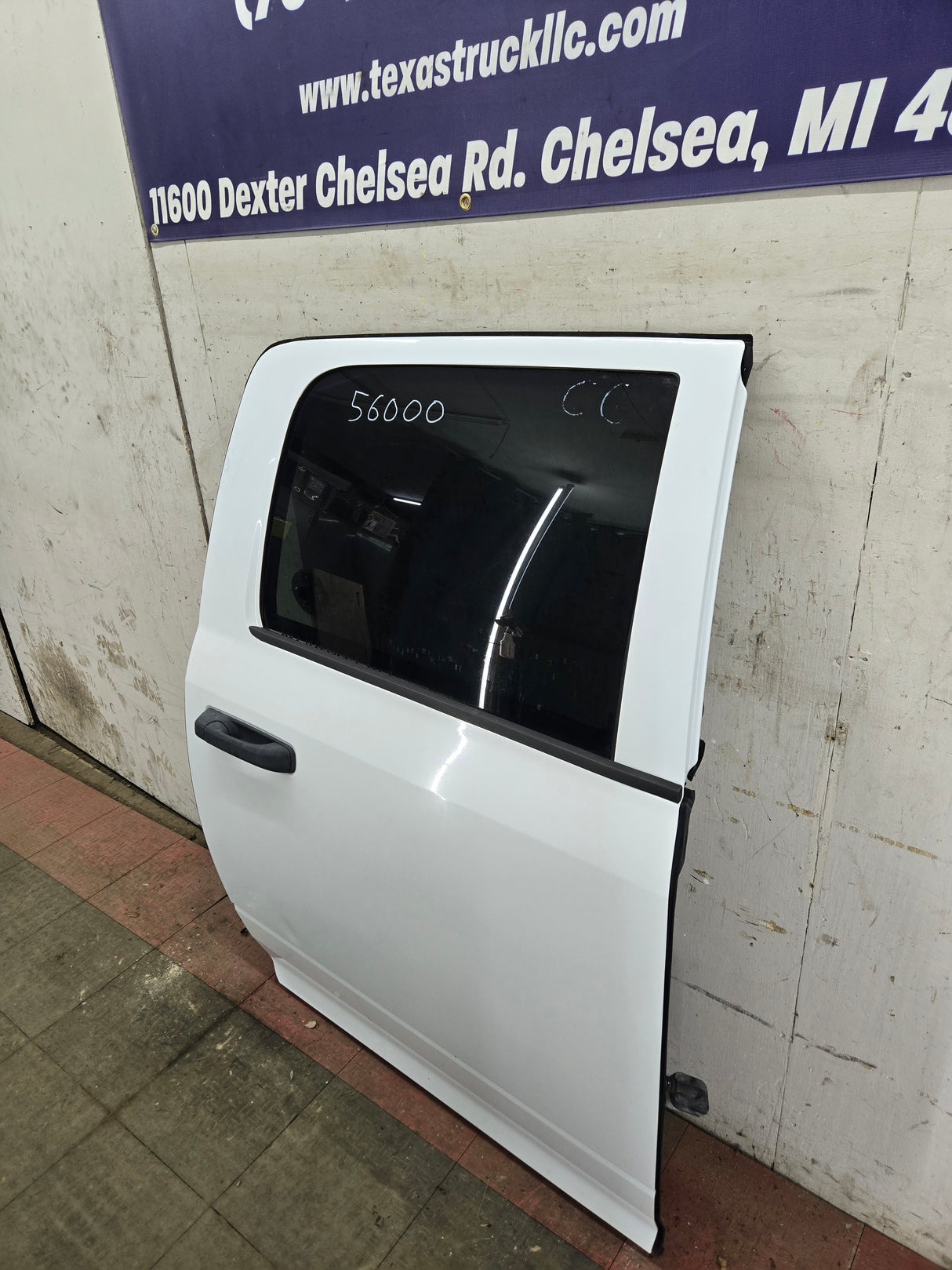 2009-2018 Dodge Ram 4th Gen RH Passenger Side Rear CREW Cab Door 1500 2500 3500 4500 5500 - White