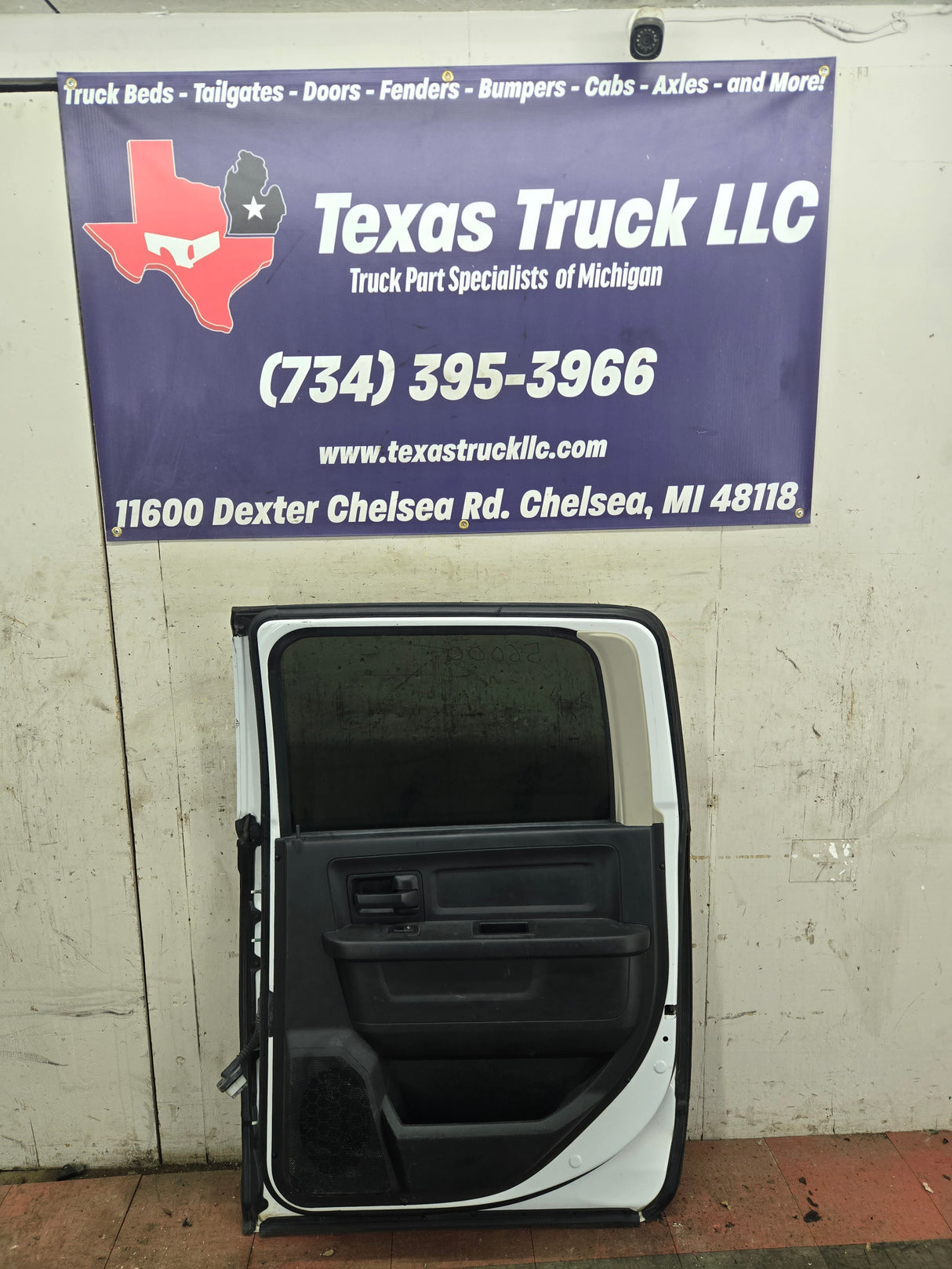 2009-2018 Dodge Ram 4th Gen RH Passenger Side Rear CREW Cab Door 1500 2500 3500 4500 5500 - White