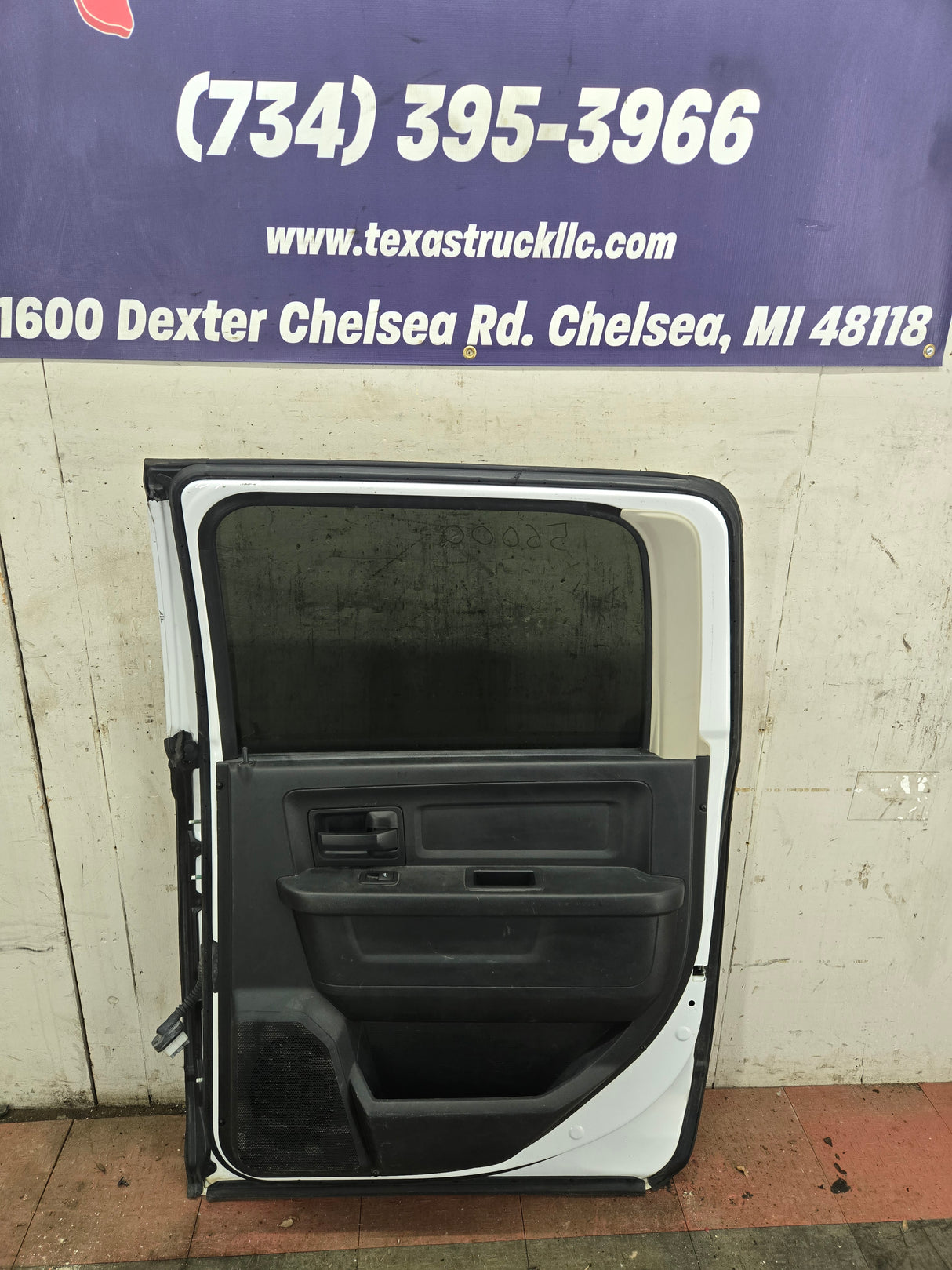 2009-2018 Dodge Ram 4th Gen RH Passenger Side Rear CREW Cab Door 1500 2500 3500 4500 5500 - White