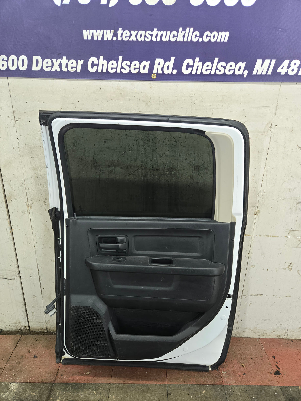 2009-2018 Dodge Ram 4th Gen RH Passenger Side Rear CREW Cab Door 1500 2500 3500 4500 5500 - White