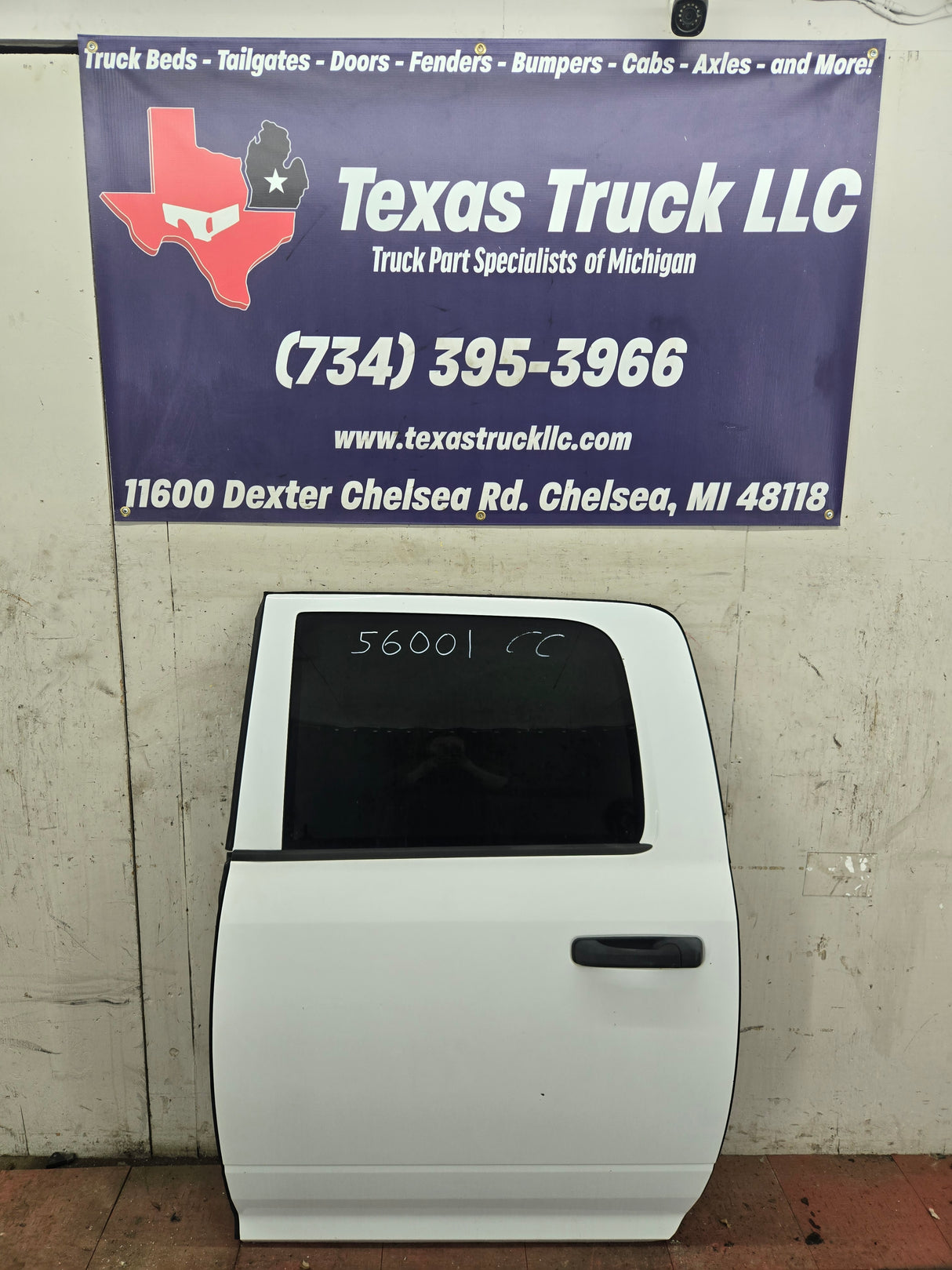 2009-2018 Dodge Ram 4th Gen LH Driver Side Rear CREW Cab Door 1500 2500 3500 4500 5500 - White