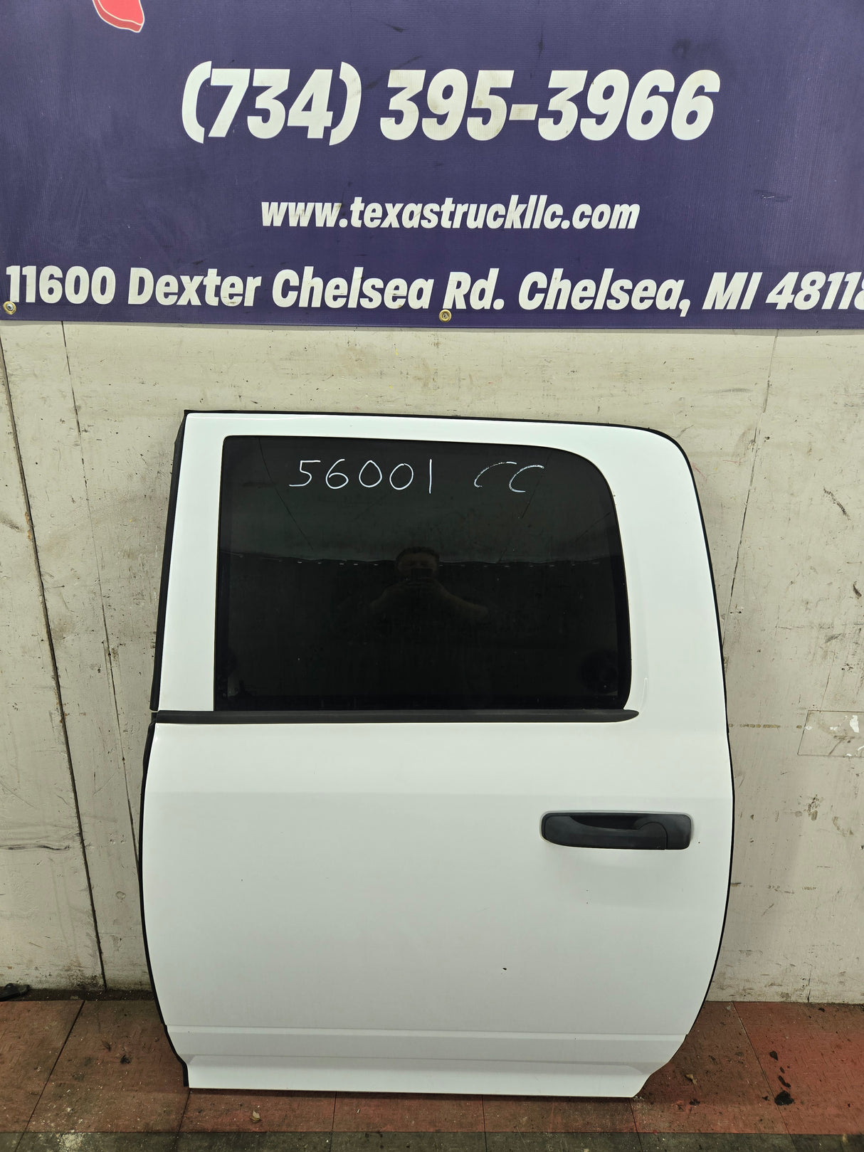 2009-2018 Dodge Ram 4th Gen LH Driver Side Rear CREW Cab Door 1500 2500 3500 4500 5500 - White