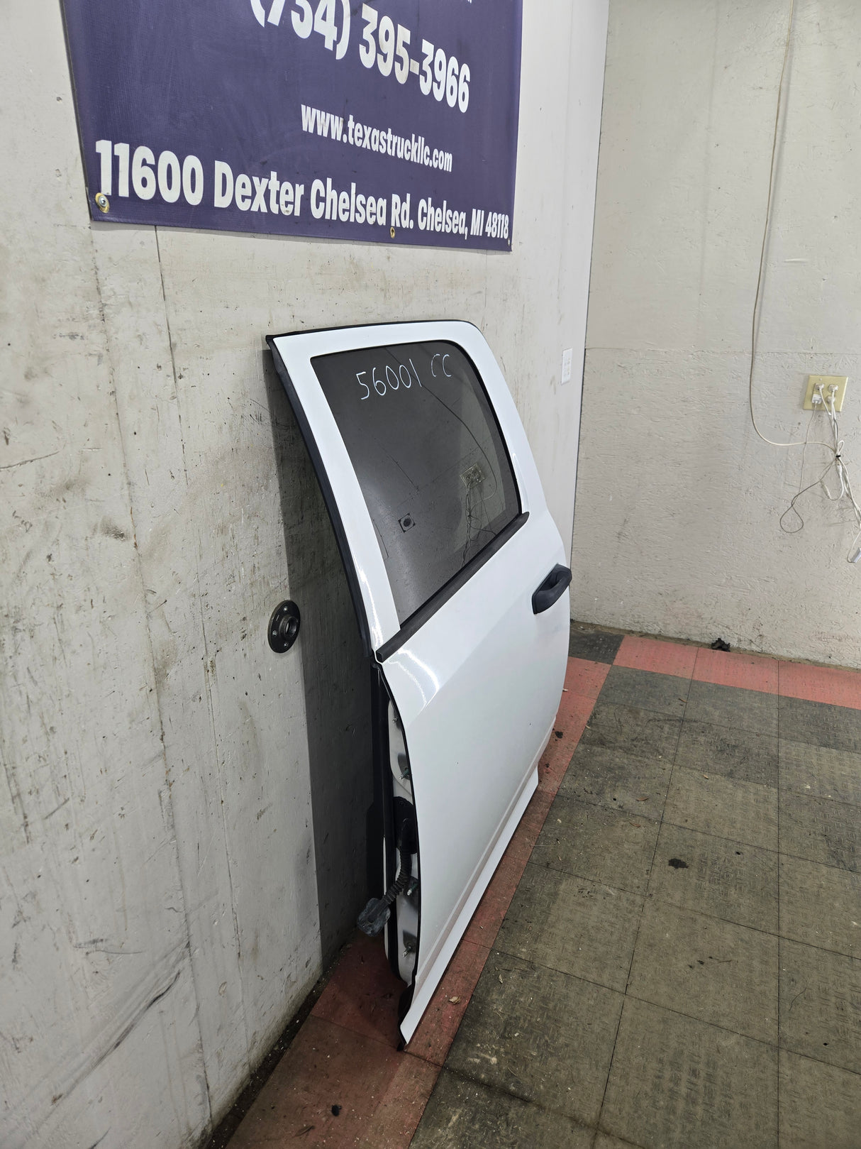 2009-2018 Dodge Ram 4th Gen LH Driver Side Rear CREW Cab Door 1500 2500 3500 4500 5500 - White