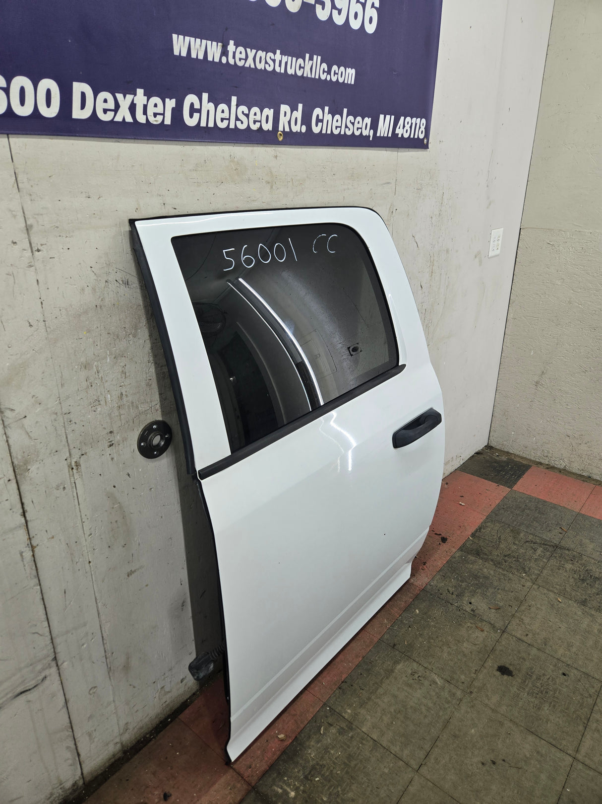 2009-2018 Dodge Ram 4th Gen LH Driver Side Rear CREW Cab Door 1500 2500 3500 4500 5500 - White