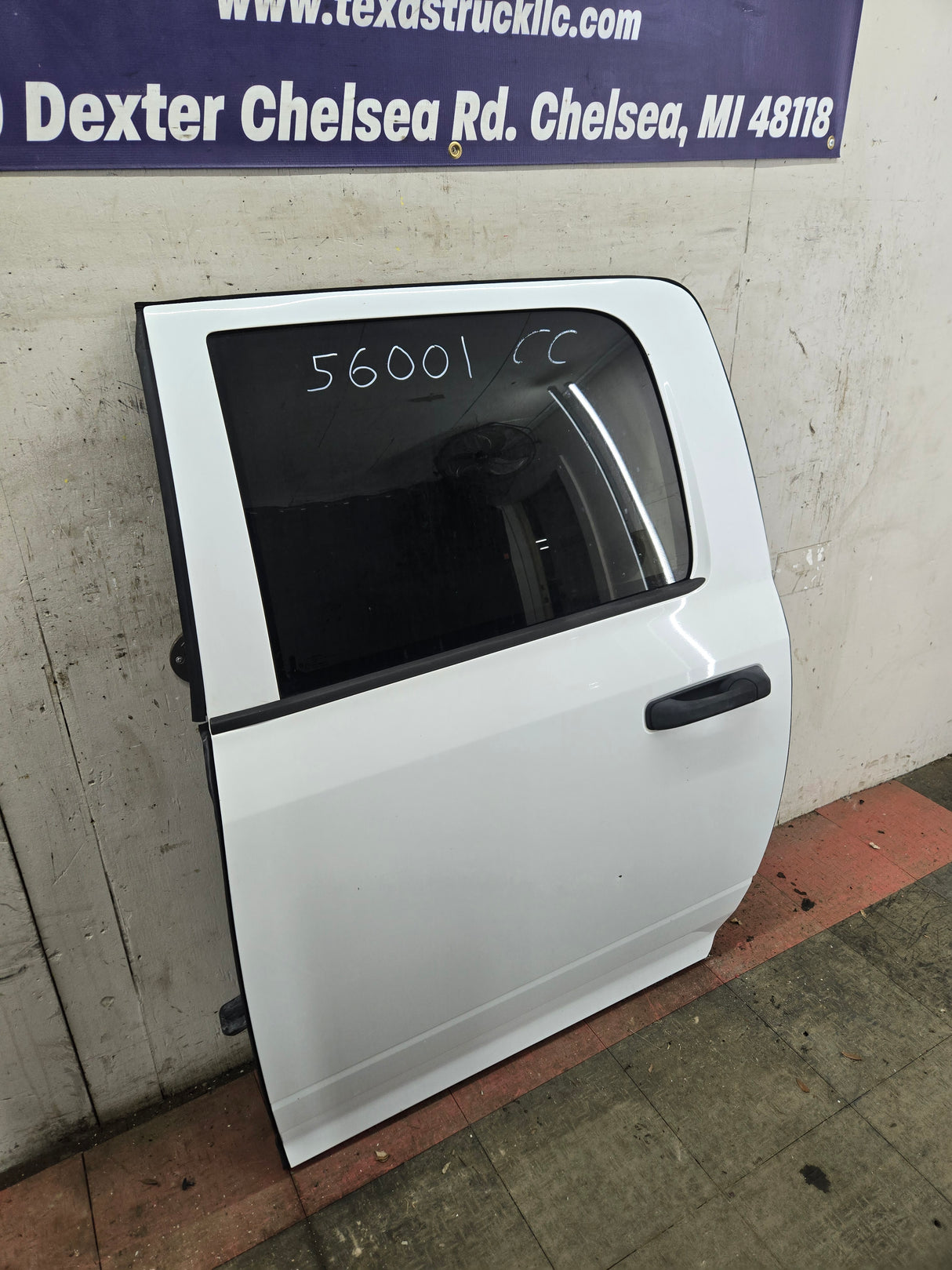 2009-2018 Dodge Ram 4th Gen LH Driver Side Rear CREW Cab Door 1500 2500 3500 4500 5500 - White