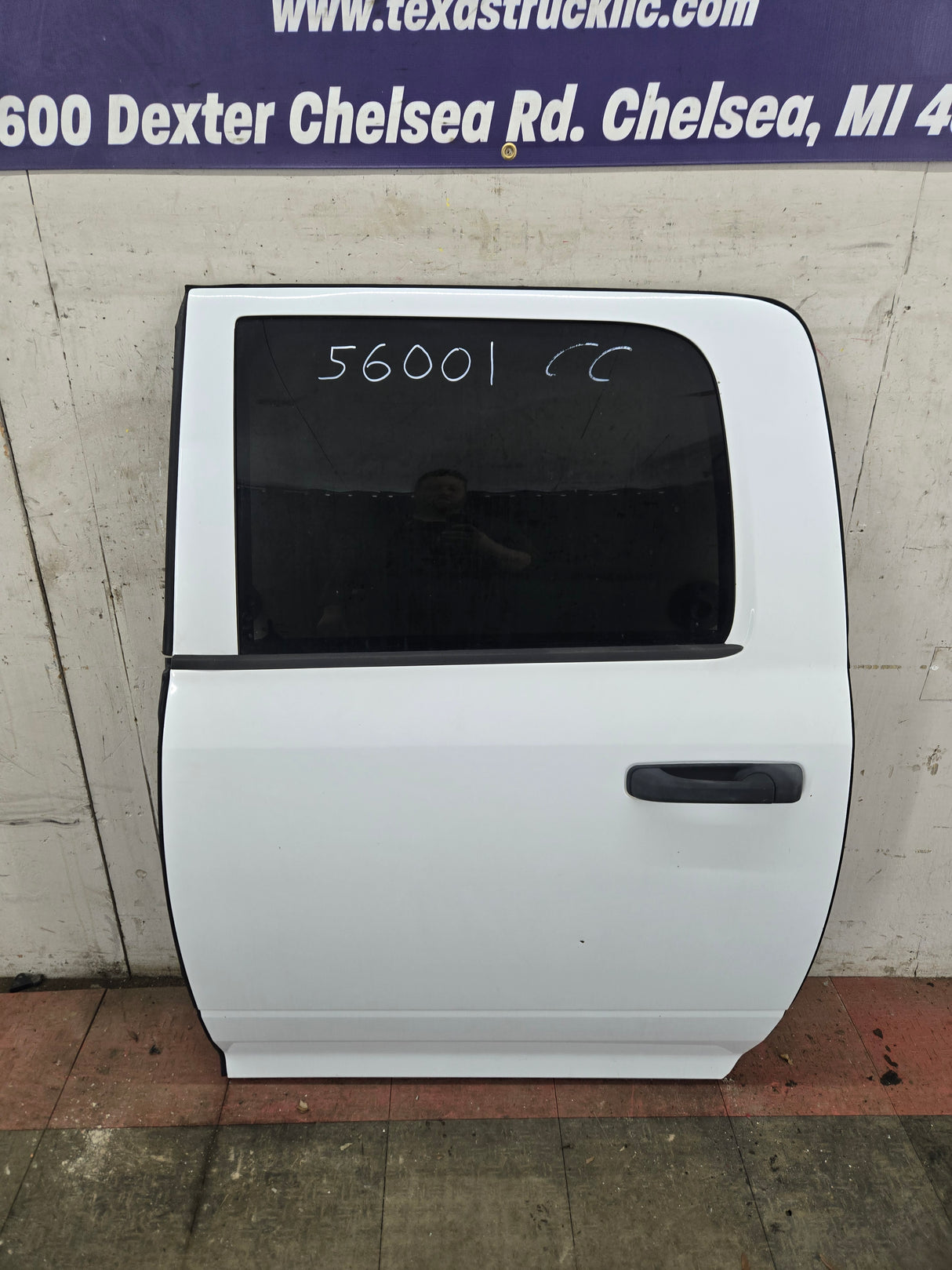 2009-2018 Dodge Ram 4th Gen LH Driver Side Rear CREW Cab Door 1500 2500 3500 4500 5500 - White