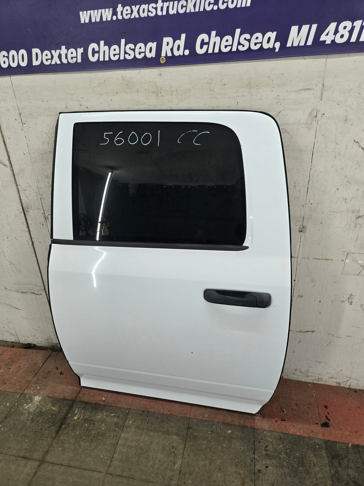 2009-2018 Dodge Ram 4th Gen LH Driver Side Rear CREW Cab Door 1500 2500 3500 4500 5500 - White