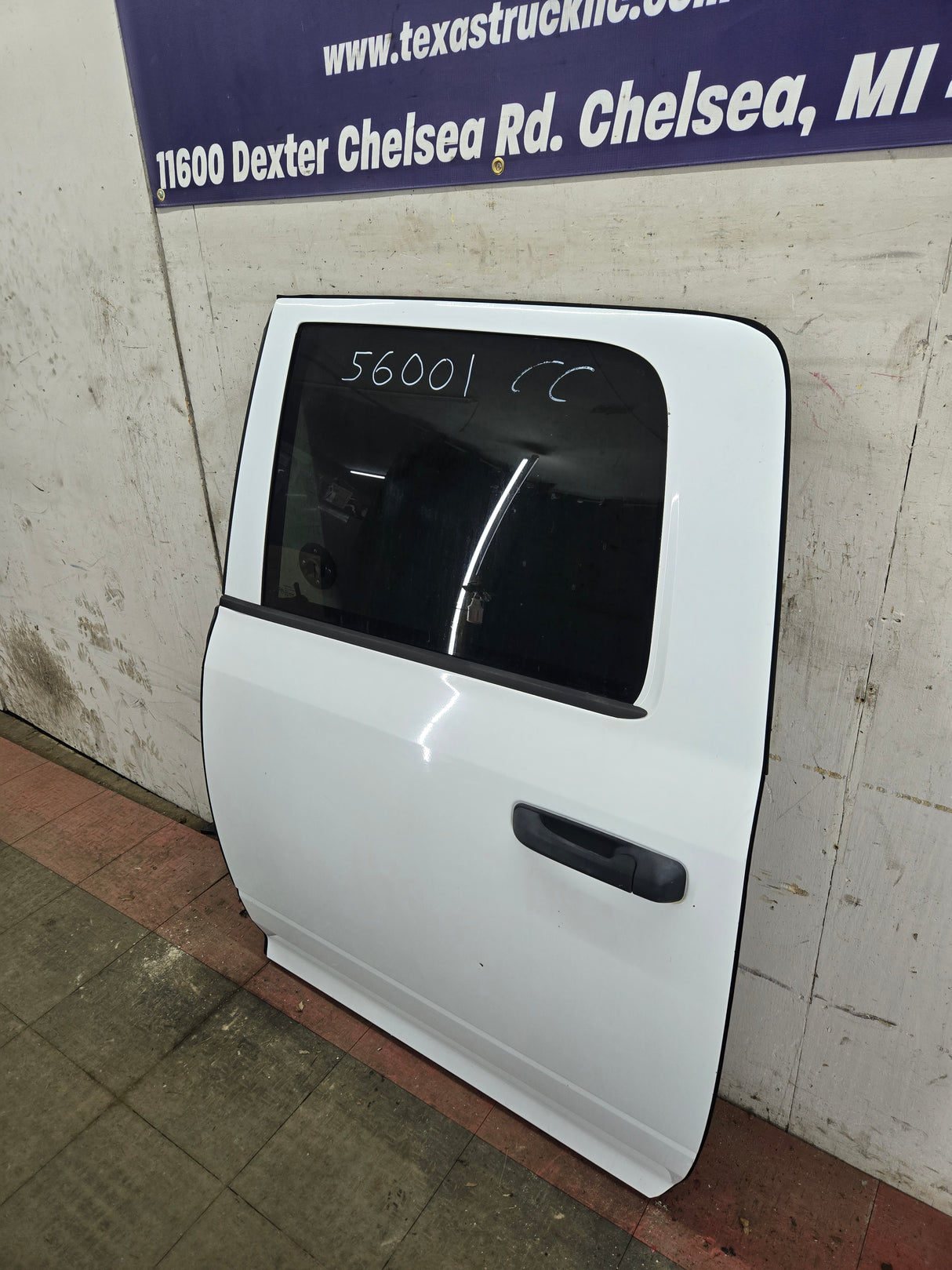 2009-2018 Dodge Ram 4th Gen LH Driver Side Rear CREW Cab Door 1500 2500 3500 4500 5500 - White