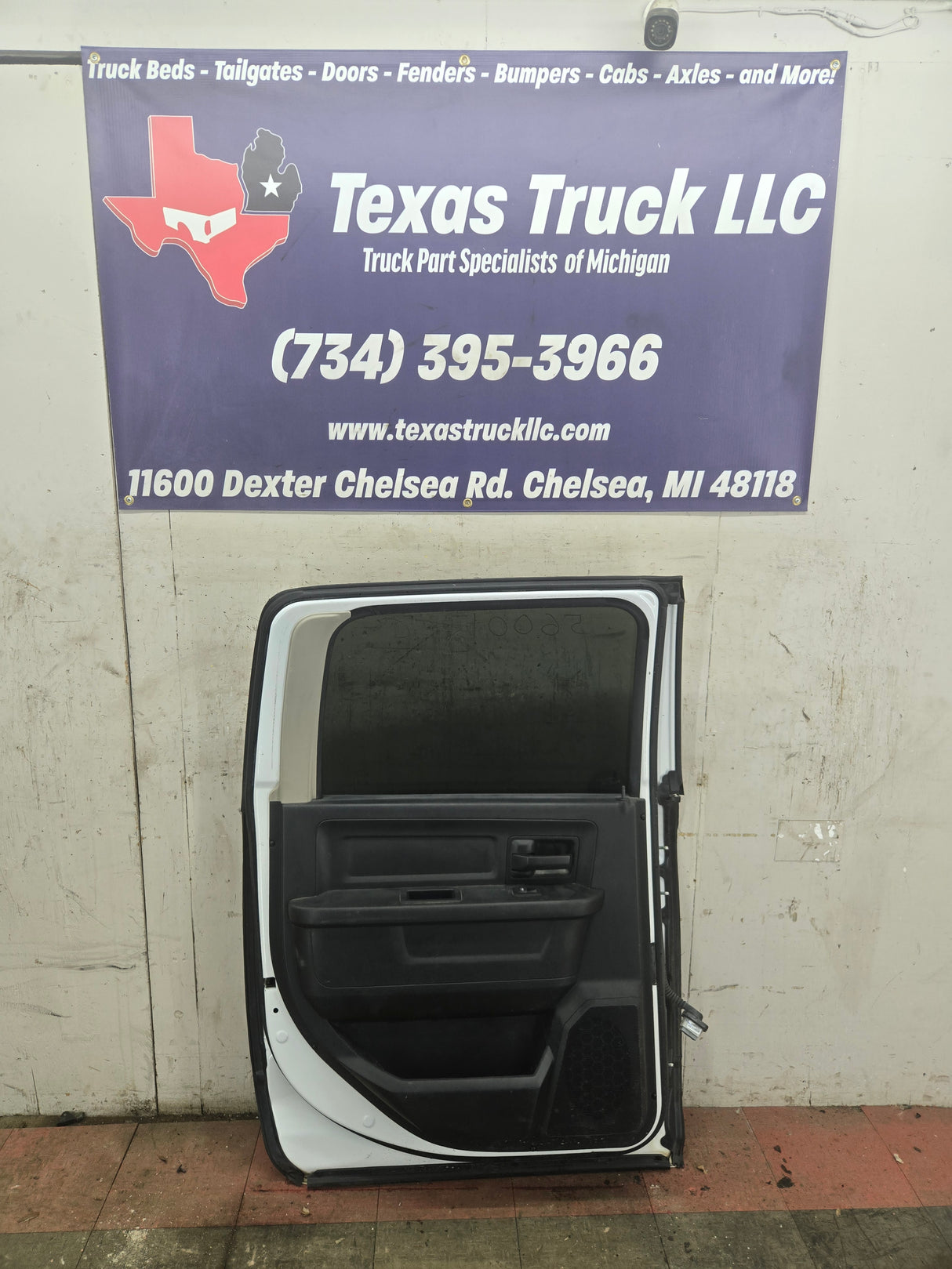 2009-2018 Dodge Ram 4th Gen LH Driver Side Rear CREW Cab Door 1500 2500 3500 4500 5500 - White