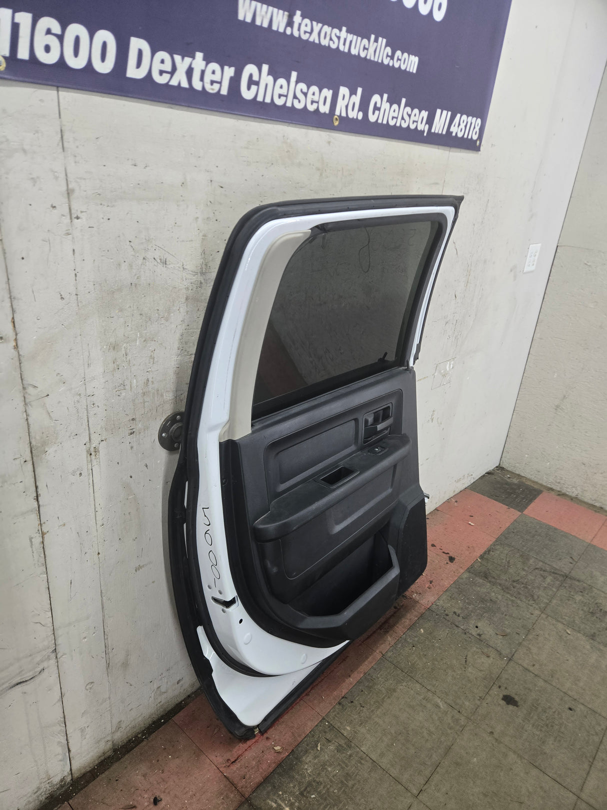 2009-2018 Dodge Ram 4th Gen LH Driver Side Rear CREW Cab Door 1500 2500 3500 4500 5500 - White