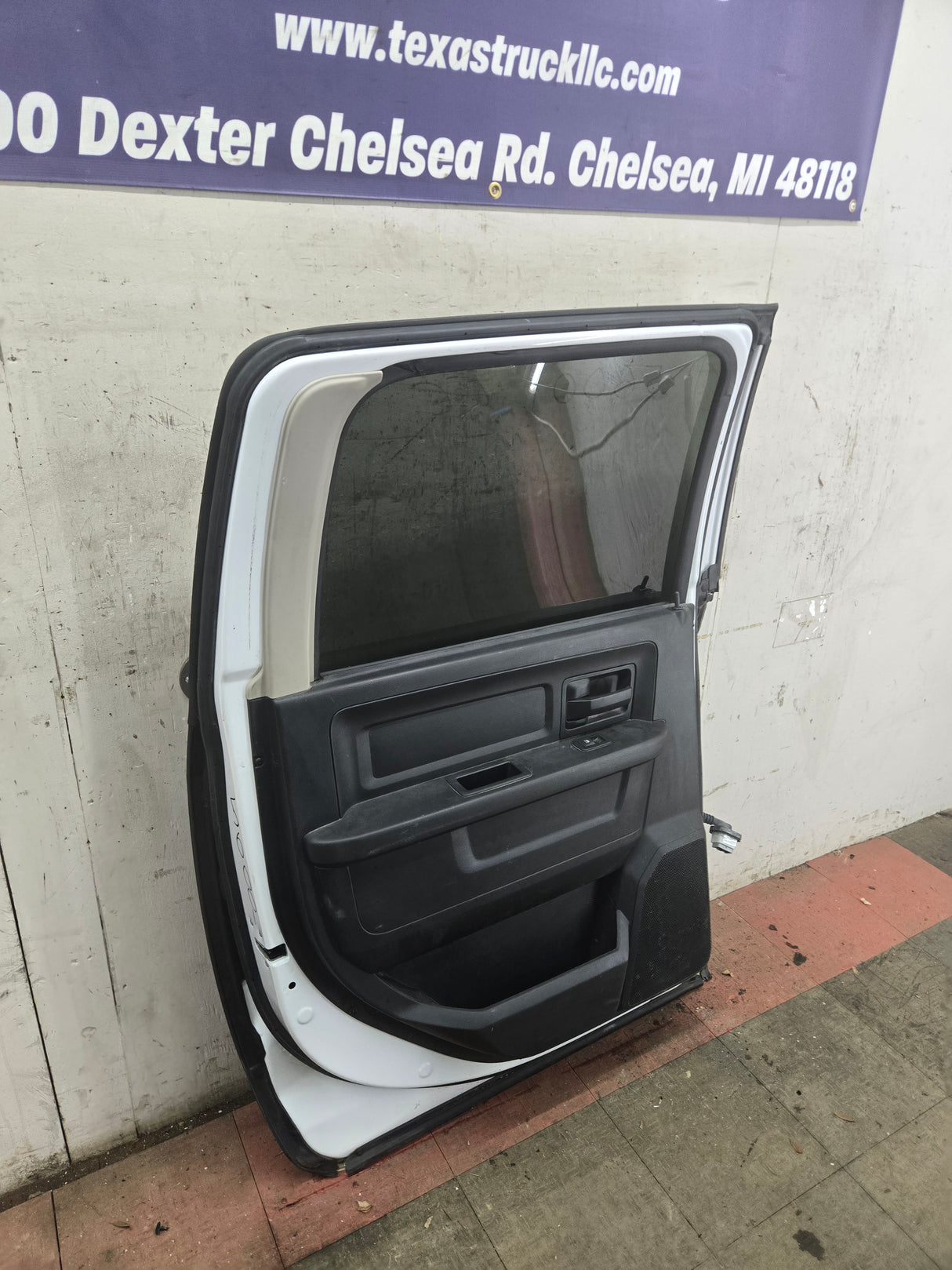 2009-2018 Dodge Ram 4th Gen LH Driver Side Rear CREW Cab Door 1500 2500 3500 4500 5500 - White