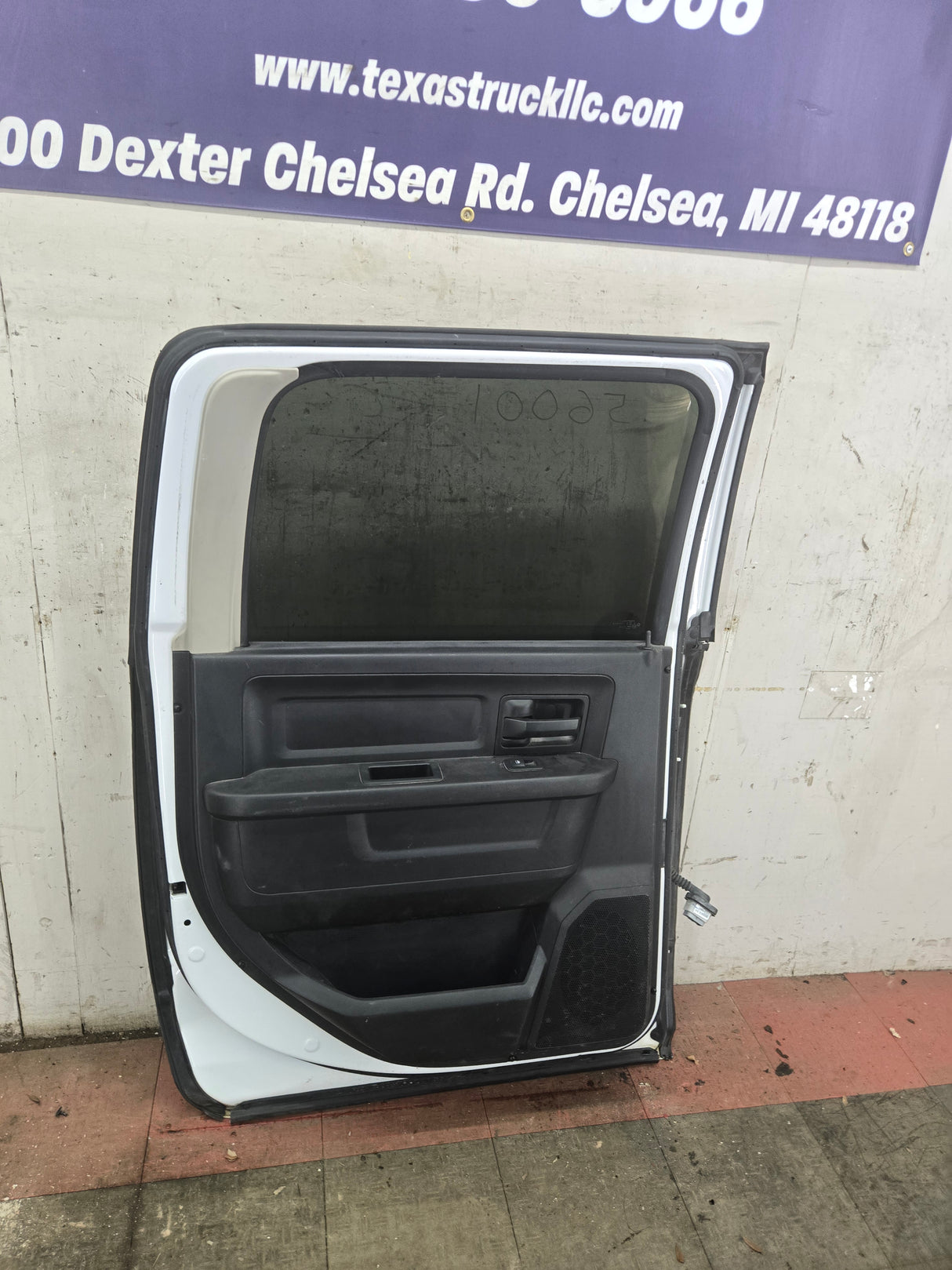 2009-2018 Dodge Ram 4th Gen LH Driver Side Rear CREW Cab Door 1500 2500 3500 4500 5500 - White