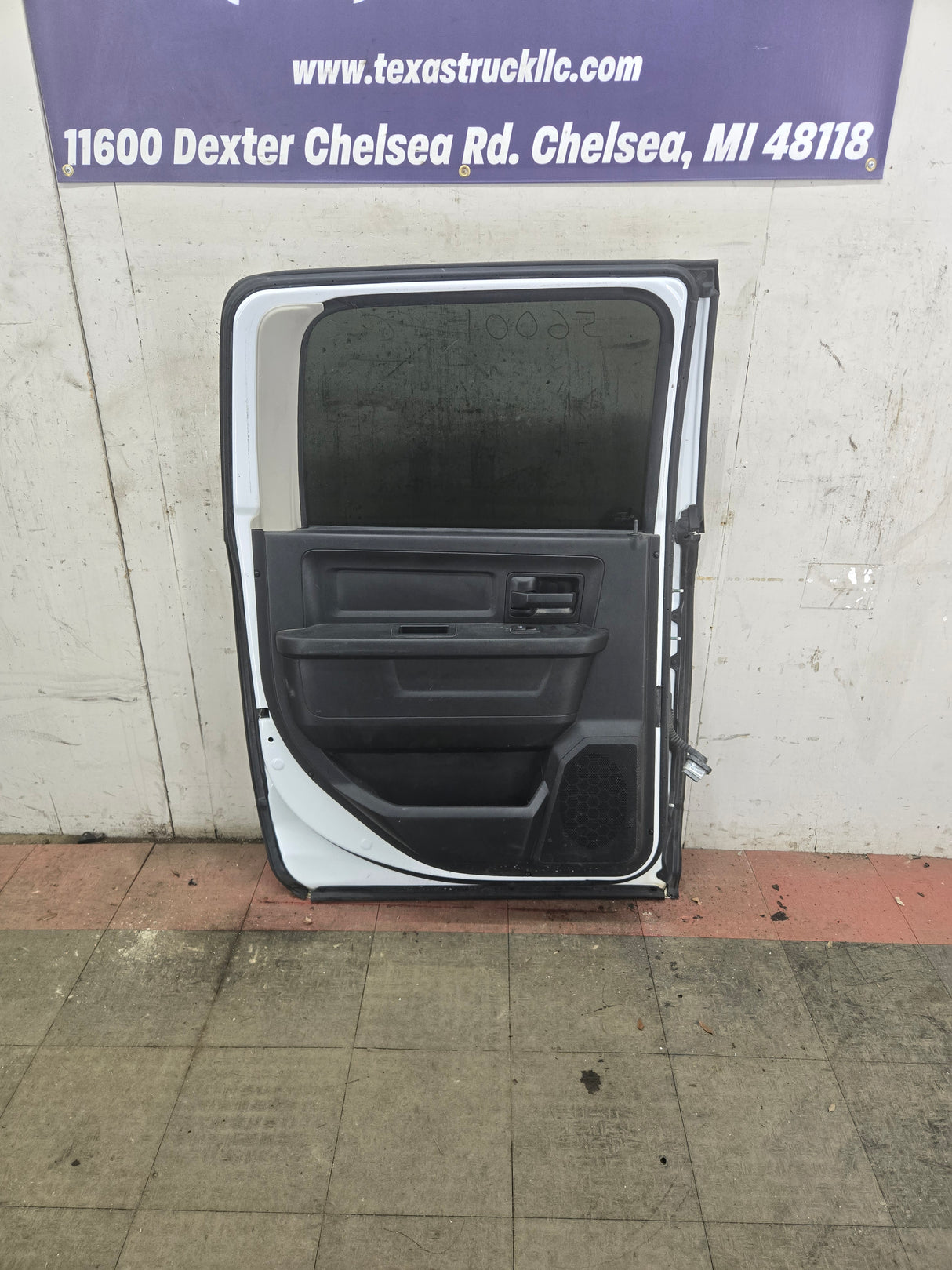 2009-2018 Dodge Ram 4th Gen LH Driver Side Rear CREW Cab Door 1500 2500 3500 4500 5500 - White