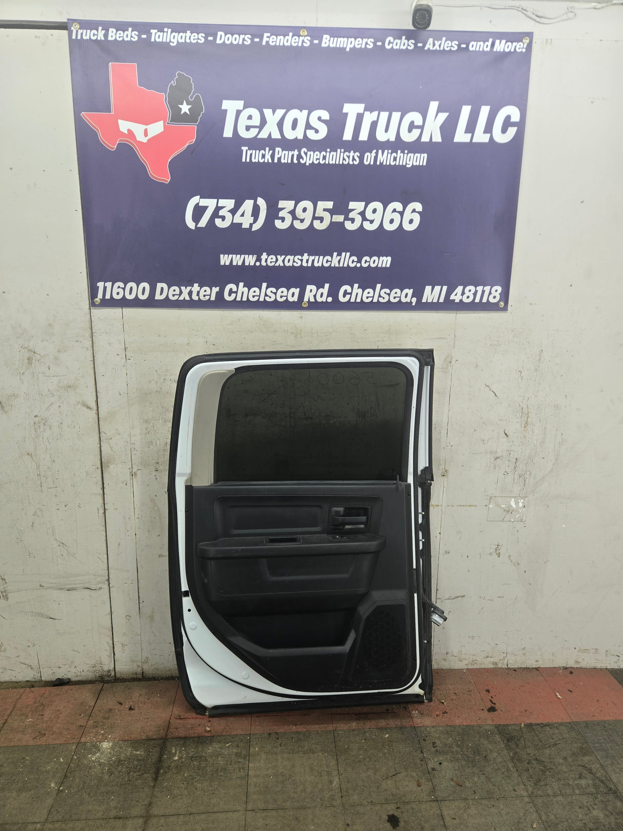 2009-2018 Dodge Ram 4th Gen LH Driver Side Rear CREW Cab Door 1500 2500 3500 4500 5500 - White
