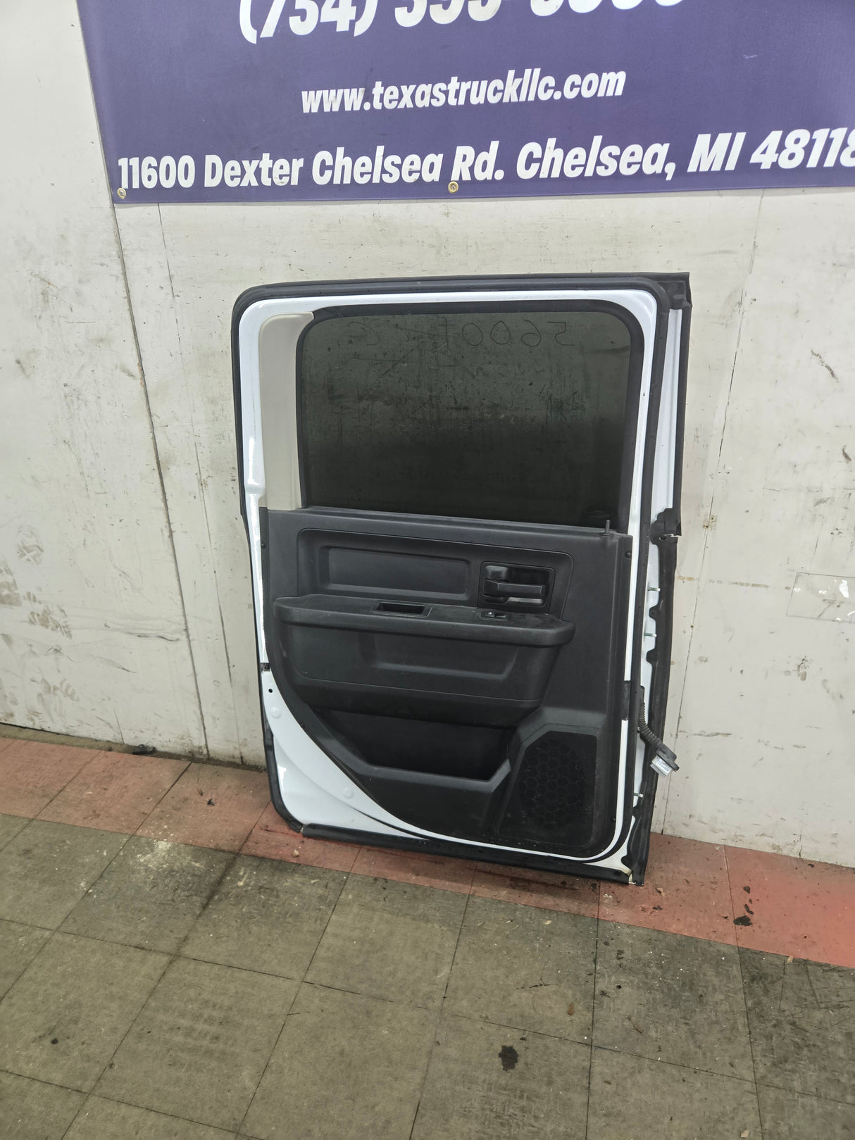 2009-2018 Dodge Ram 4th Gen LH Driver Side Rear CREW Cab Door 1500 2500 3500 4500 5500 - White