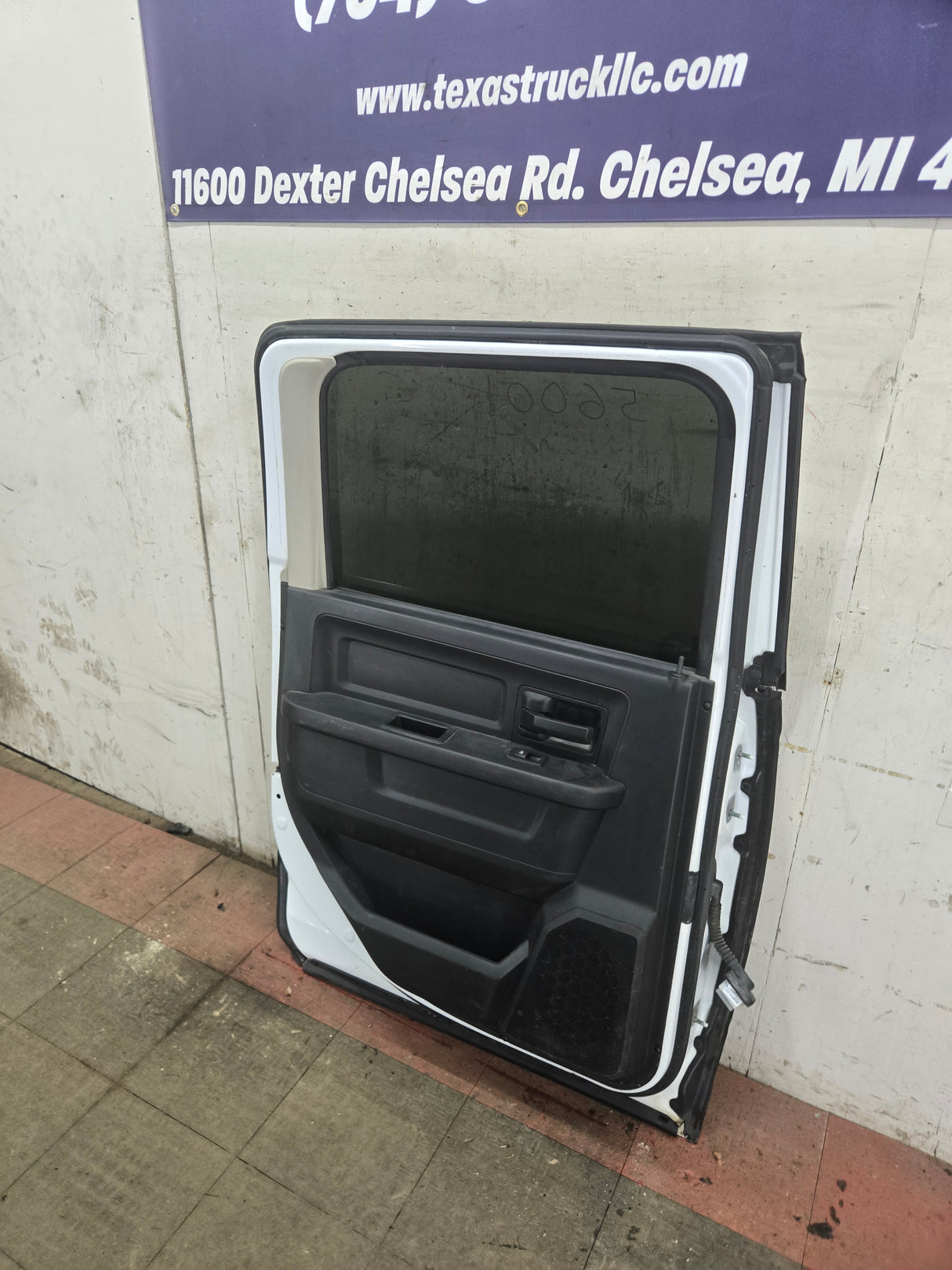 2009-2018 Dodge Ram 4th Gen LH Driver Side Rear CREW Cab Door 1500 2500 3500 4500 5500 - White