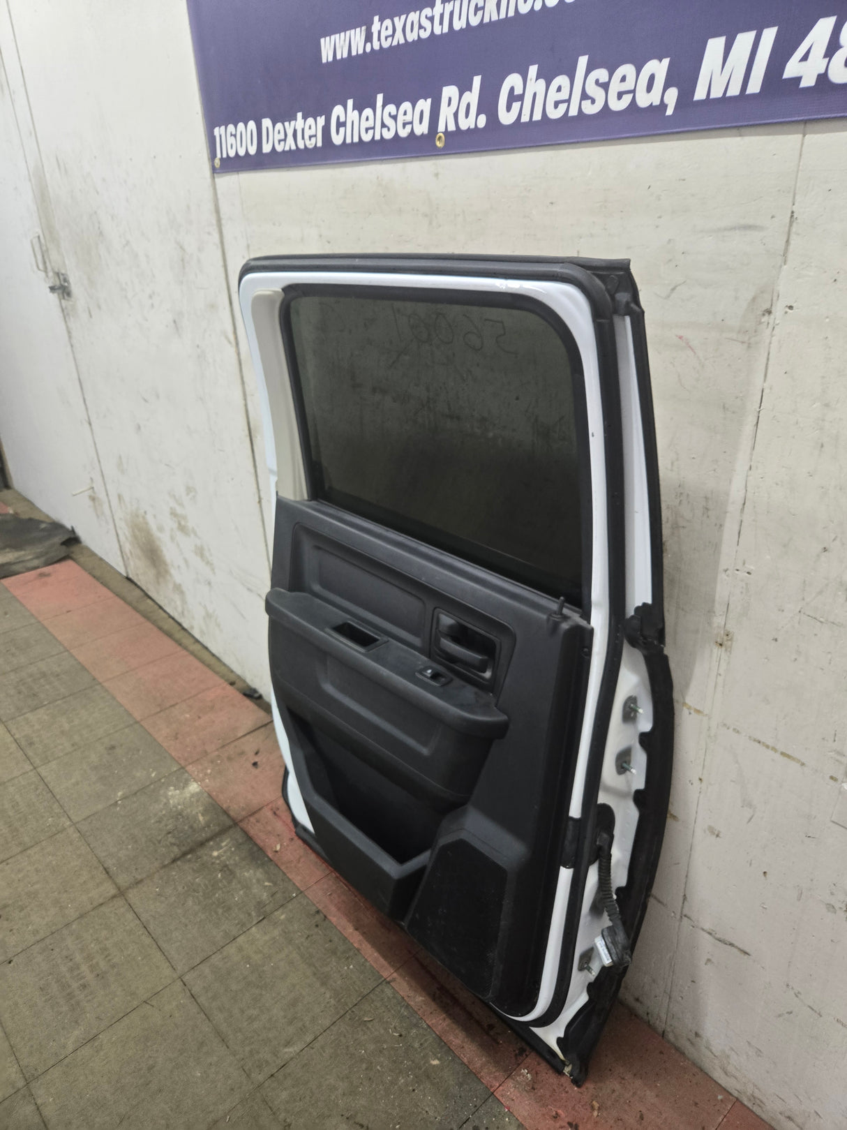 2009-2018 Dodge Ram 4th Gen LH Driver Side Rear CREW Cab Door 1500 2500 3500 4500 5500 - White