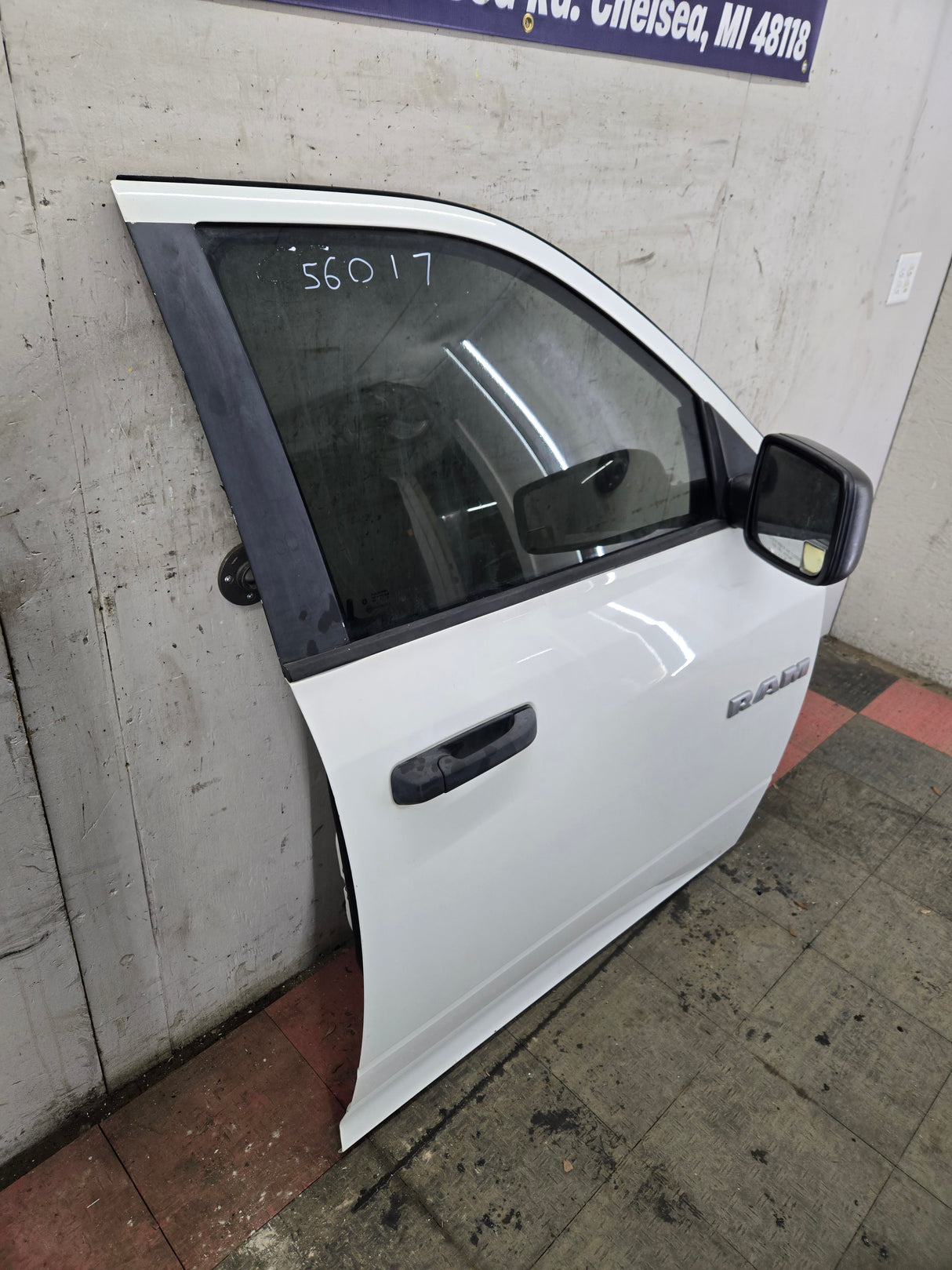 2009-2018 Dodge Ram 4th Gen Passenger Side RH Front Quad Crew Cab Door 1500 2500 3500 4500 5500 - Bright White