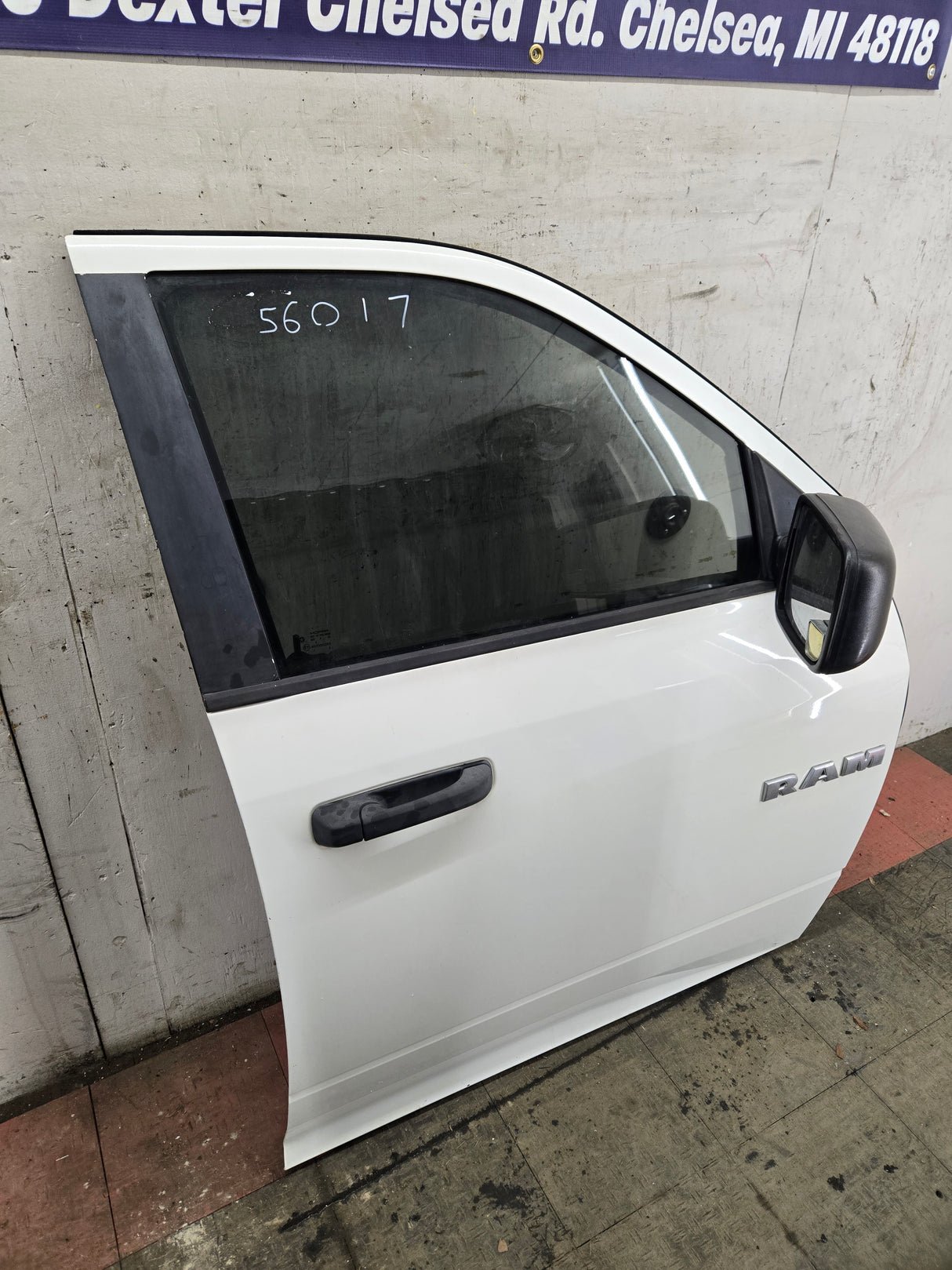 2009-2018 Dodge Ram 4th Gen Passenger Side RH Front Quad Crew Cab Door 1500 2500 3500 4500 5500 - Bright White