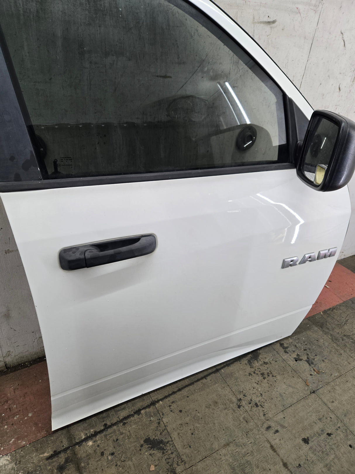 2009-2018 Dodge Ram 4th Gen Passenger Side RH Front Quad Crew Cab Door 1500 2500 3500 4500 5500 - Bright White