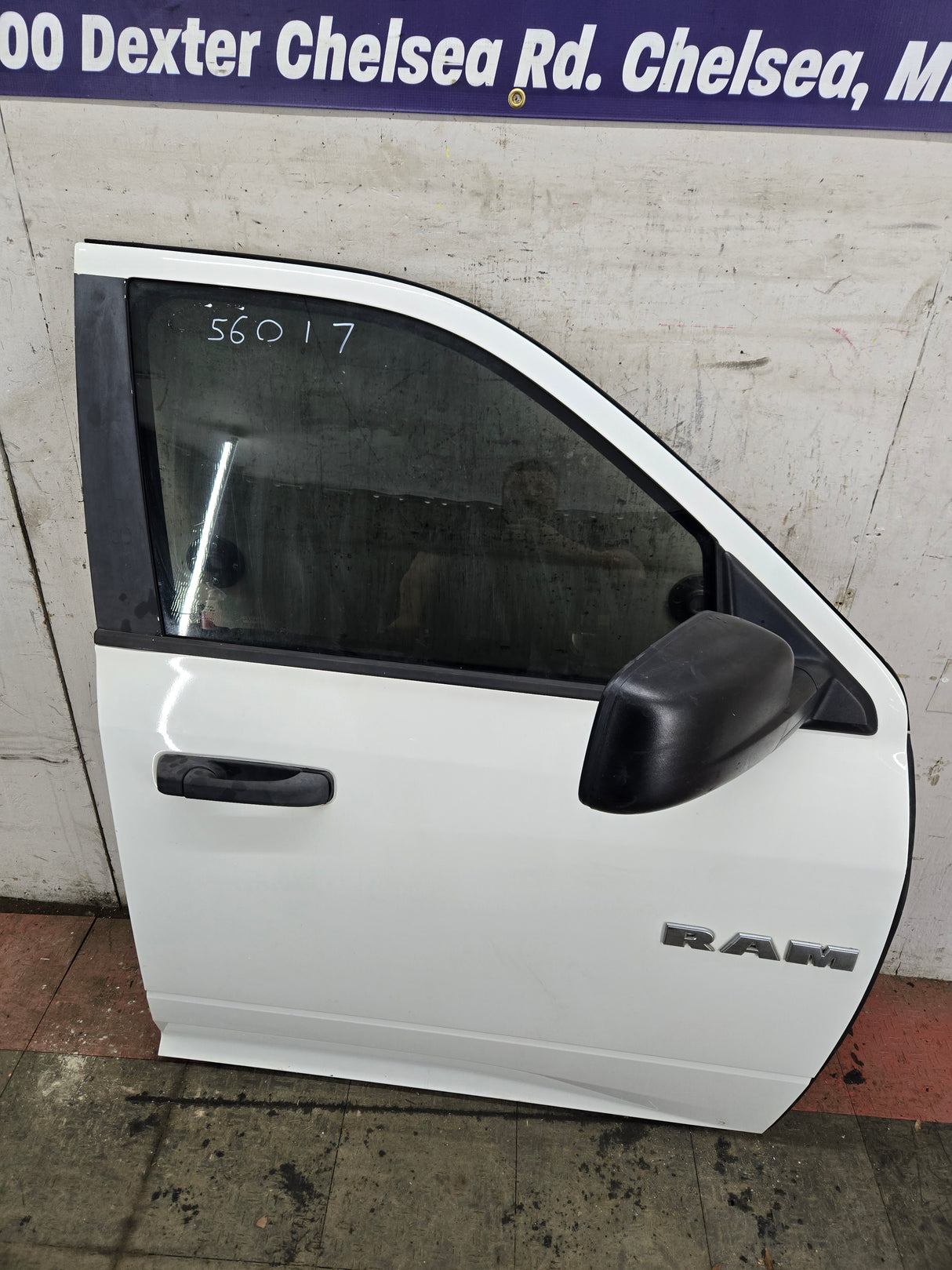 2009-2018 Dodge Ram 4th Gen Passenger Side RH Front Quad Crew Cab Door 1500 2500 3500 4500 5500 - Bright White