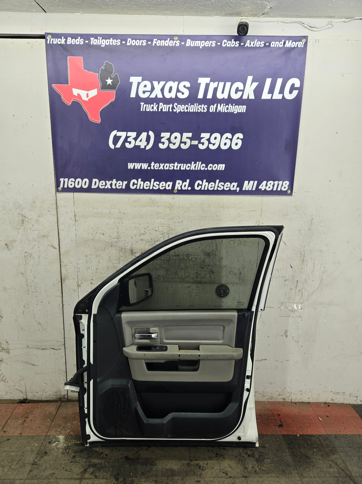 2009-2018 Dodge Ram 4th Gen Passenger Side RH Front Quad Crew Cab Door 1500 2500 3500 4500 5500 - Bright White