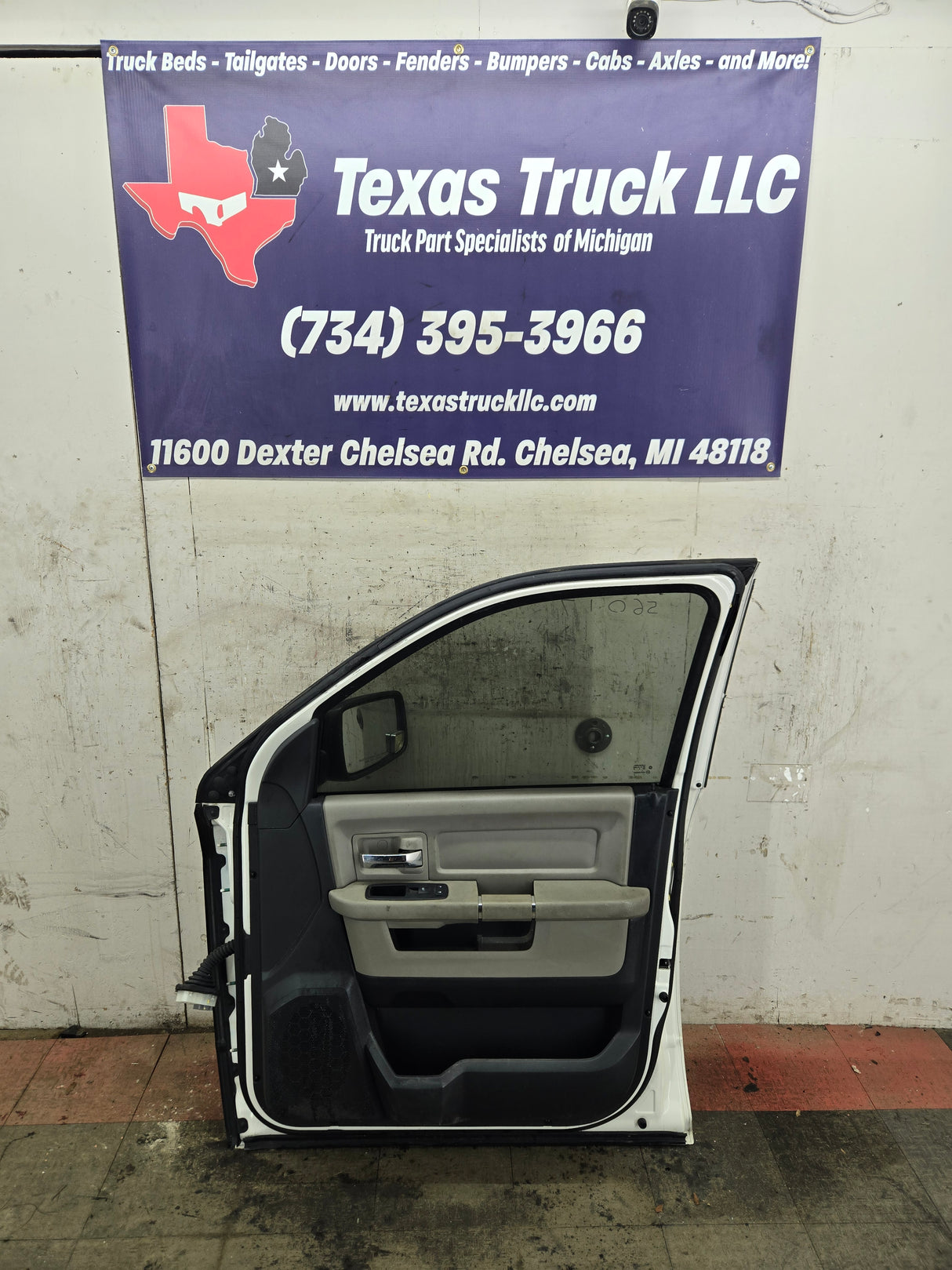 2009-2018 Dodge Ram 4th Gen Passenger Side RH Front Quad Crew Cab Door 1500 2500 3500 4500 5500 - Bright White