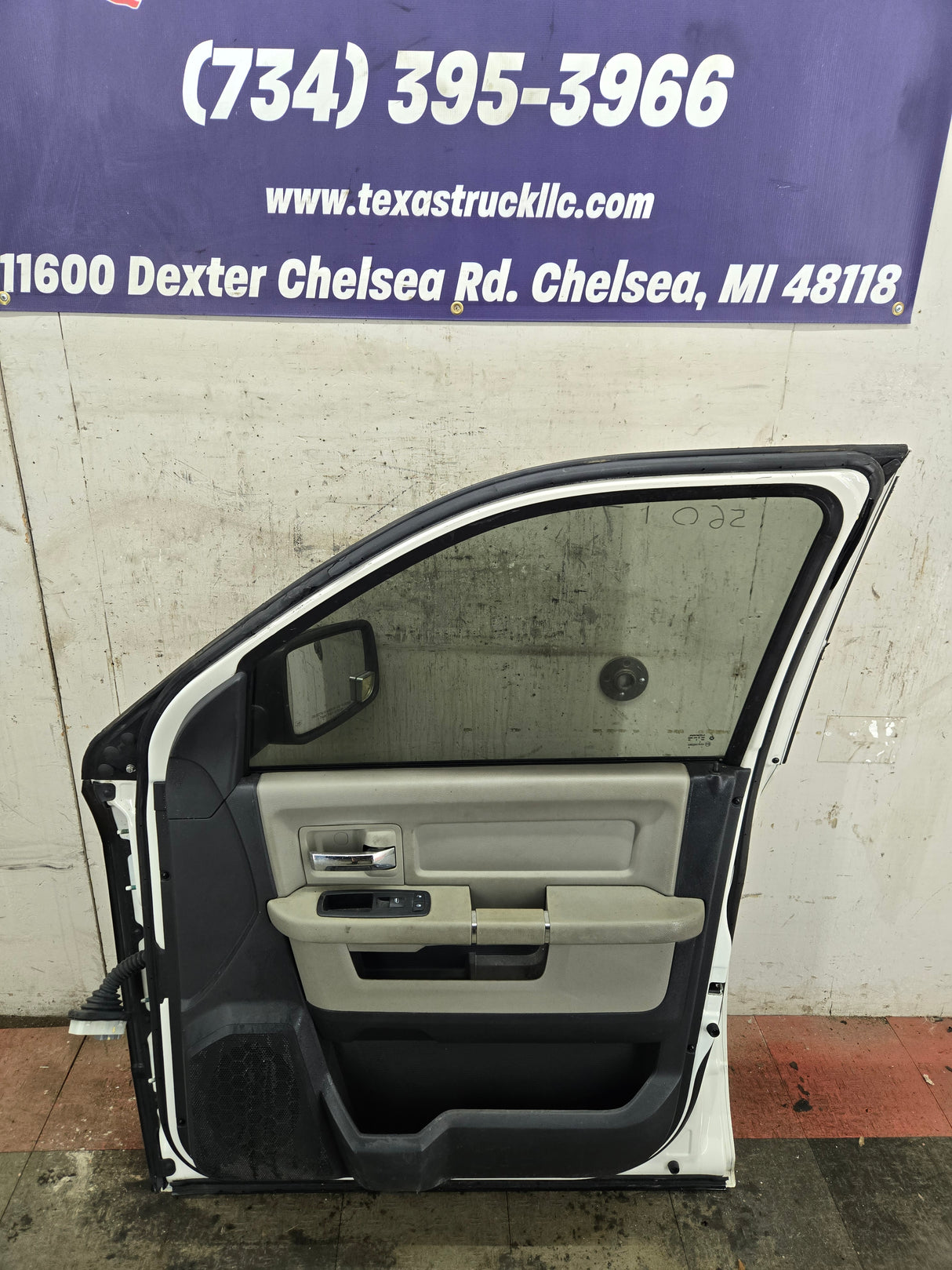 2009-2018 Dodge Ram 4th Gen Passenger Side RH Front Quad Crew Cab Door 1500 2500 3500 4500 5500 - Bright White