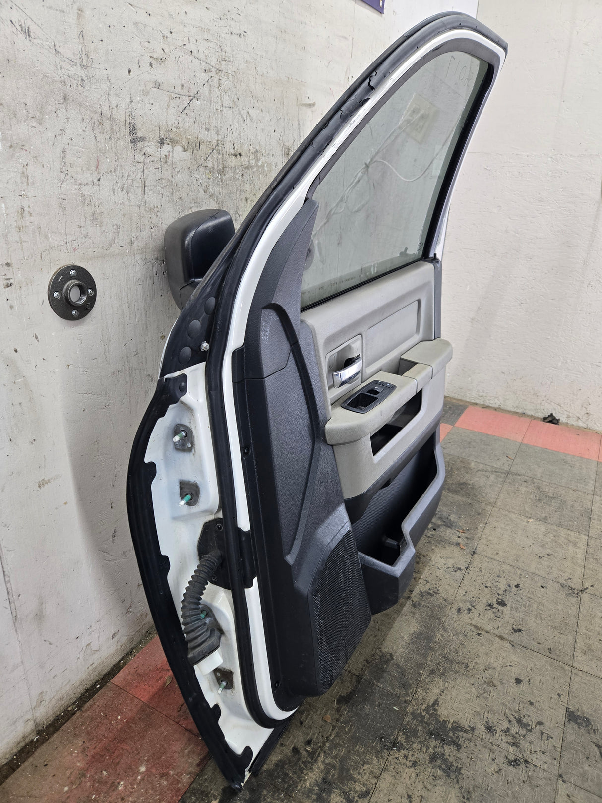 2009-2018 Dodge Ram 4th Gen Passenger Side RH Front Quad Crew Cab Door 1500 2500 3500 4500 5500 - Bright White