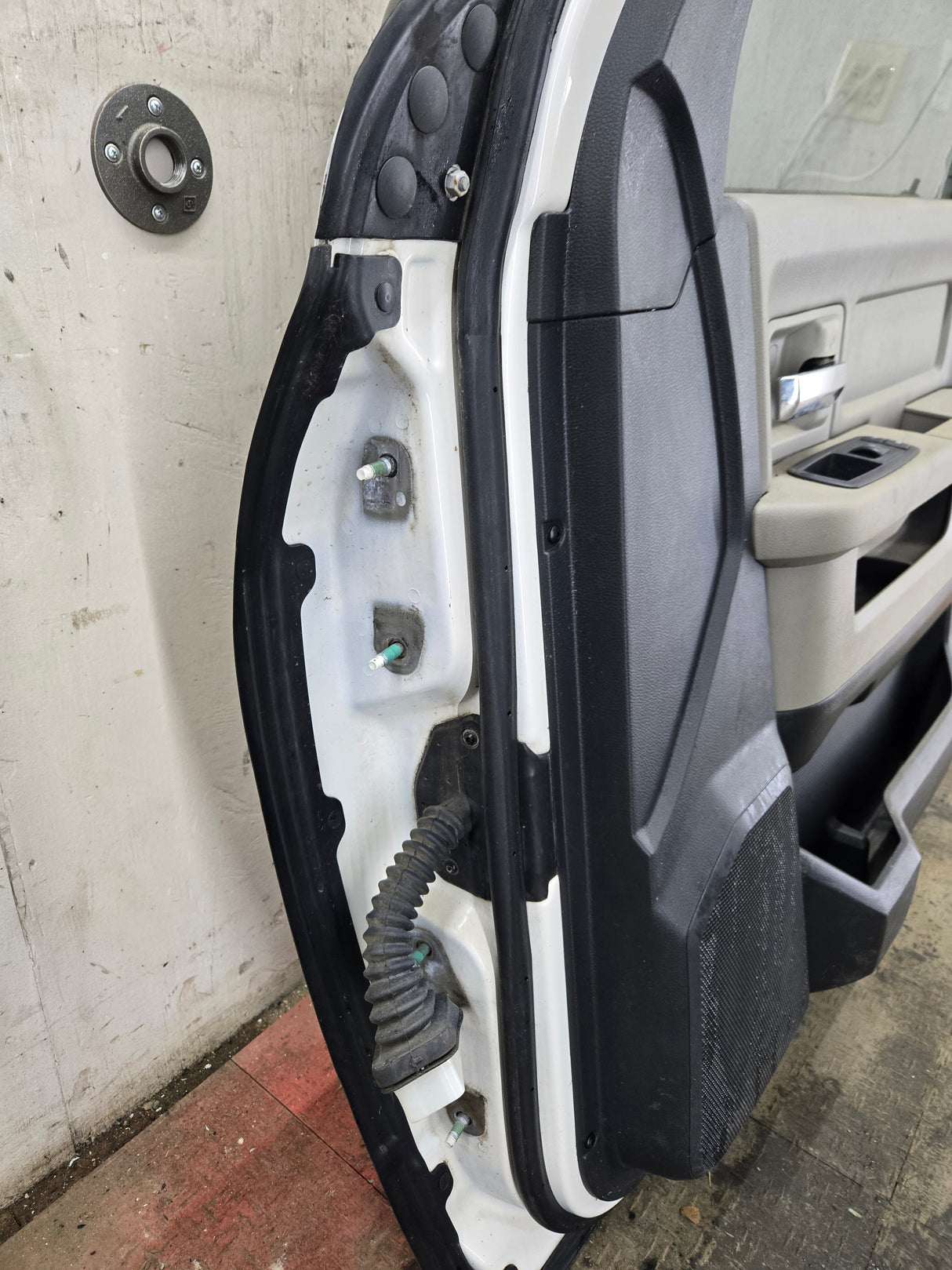 2009-2018 Dodge Ram 4th Gen Passenger Side RH Front Quad Crew Cab Door 1500 2500 3500 4500 5500 - Bright White