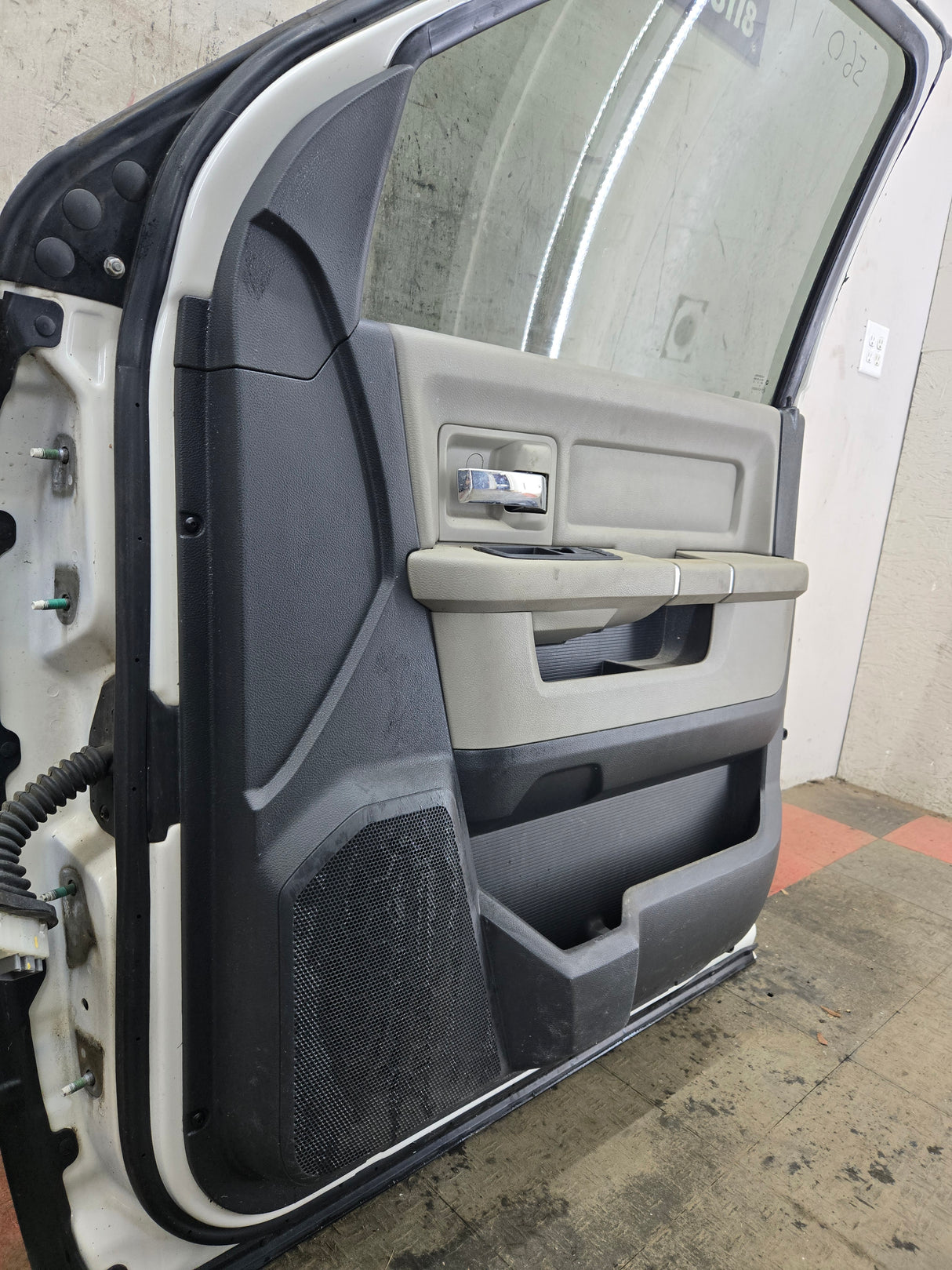 2009-2018 Dodge Ram 4th Gen Passenger Side RH Front Quad Crew Cab Door 1500 2500 3500 4500 5500 - Bright White