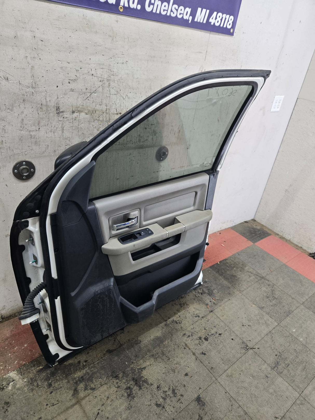 2009-2018 Dodge Ram 4th Gen Passenger Side RH Front Quad Crew Cab Door 1500 2500 3500 4500 5500 - Bright White