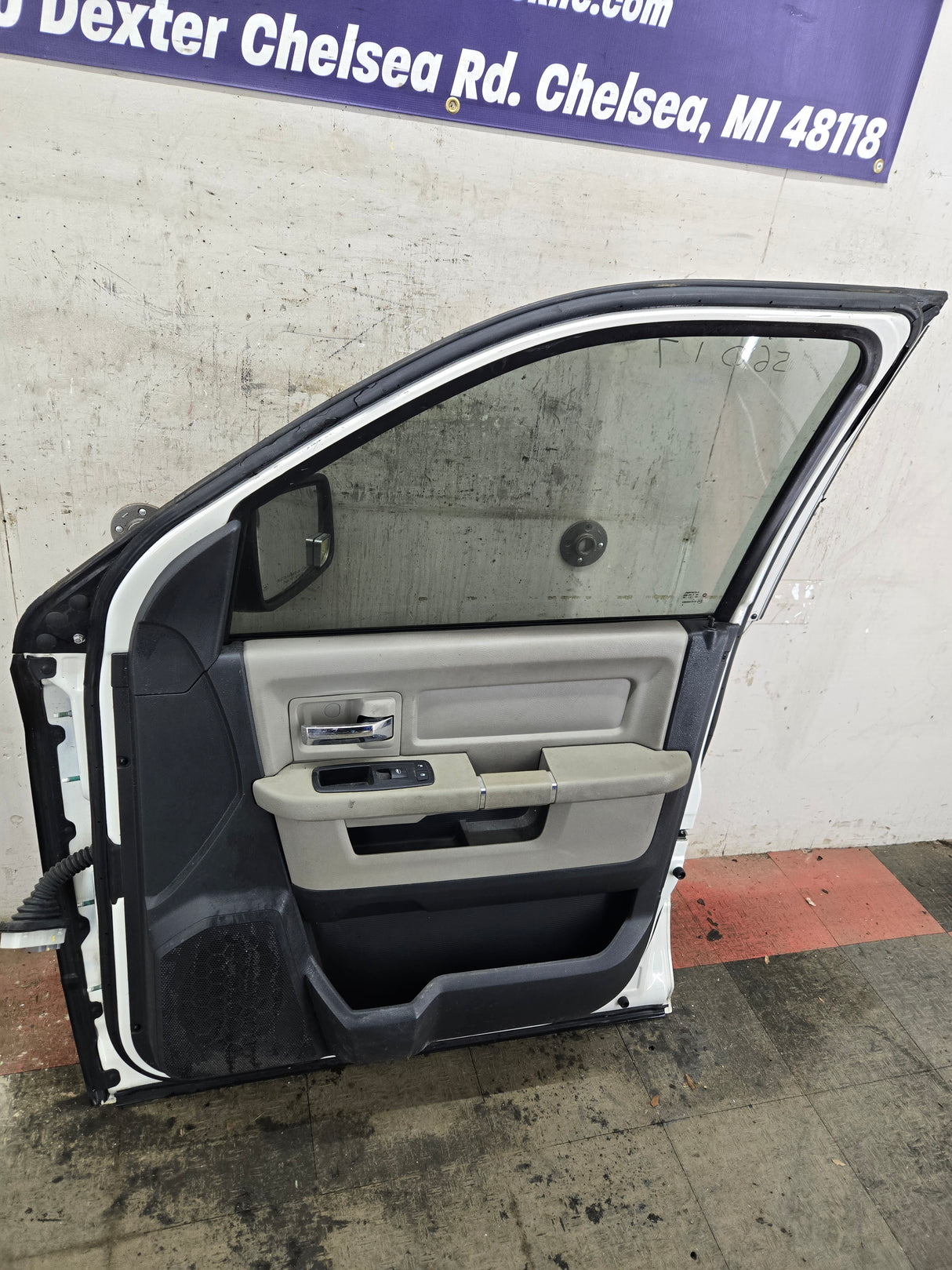 2009-2018 Dodge Ram 4th Gen Passenger Side RH Front Quad Crew Cab Door 1500 2500 3500 4500 5500 - Bright White