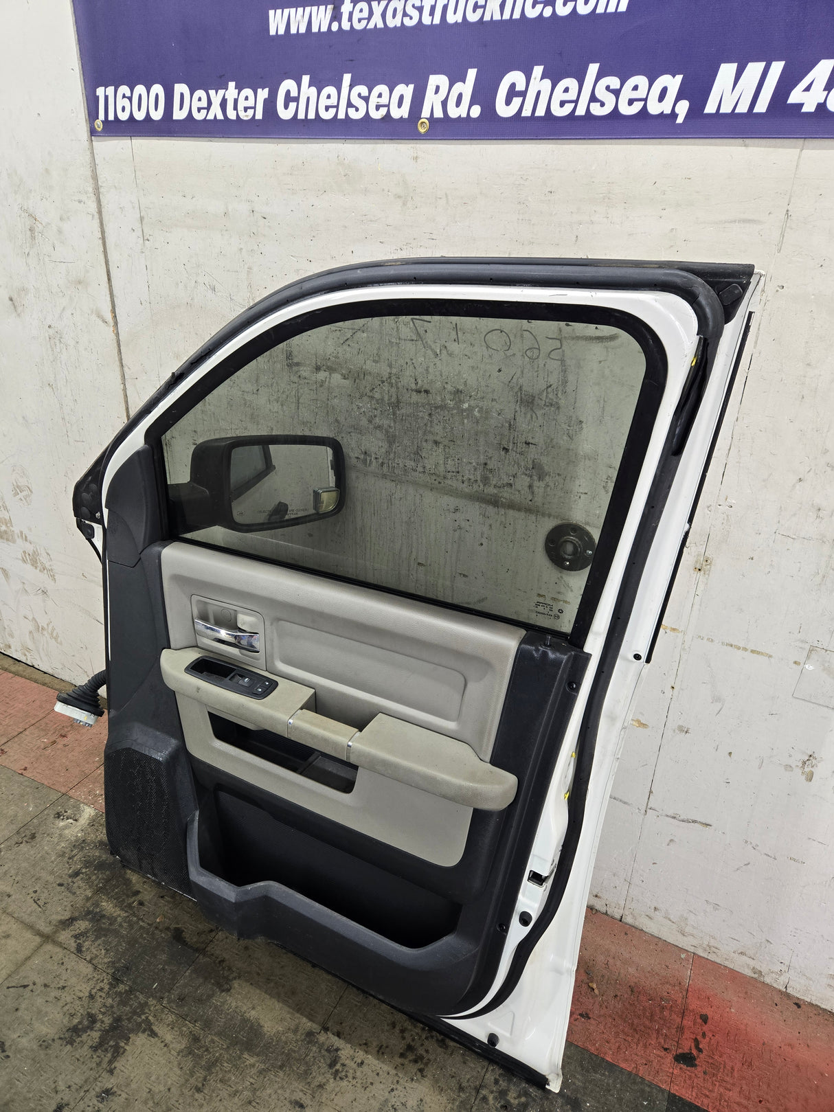 2009-2018 Dodge Ram 4th Gen Passenger Side RH Front Quad Crew Cab Door 1500 2500 3500 4500 5500 - Bright White