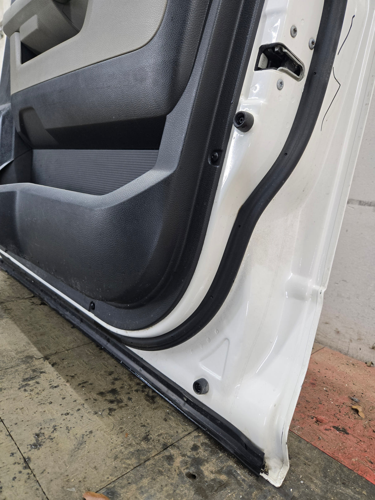 2009-2018 Dodge Ram 4th Gen Passenger Side RH Front Quad Crew Cab Door 1500 2500 3500 4500 5500 - Bright White