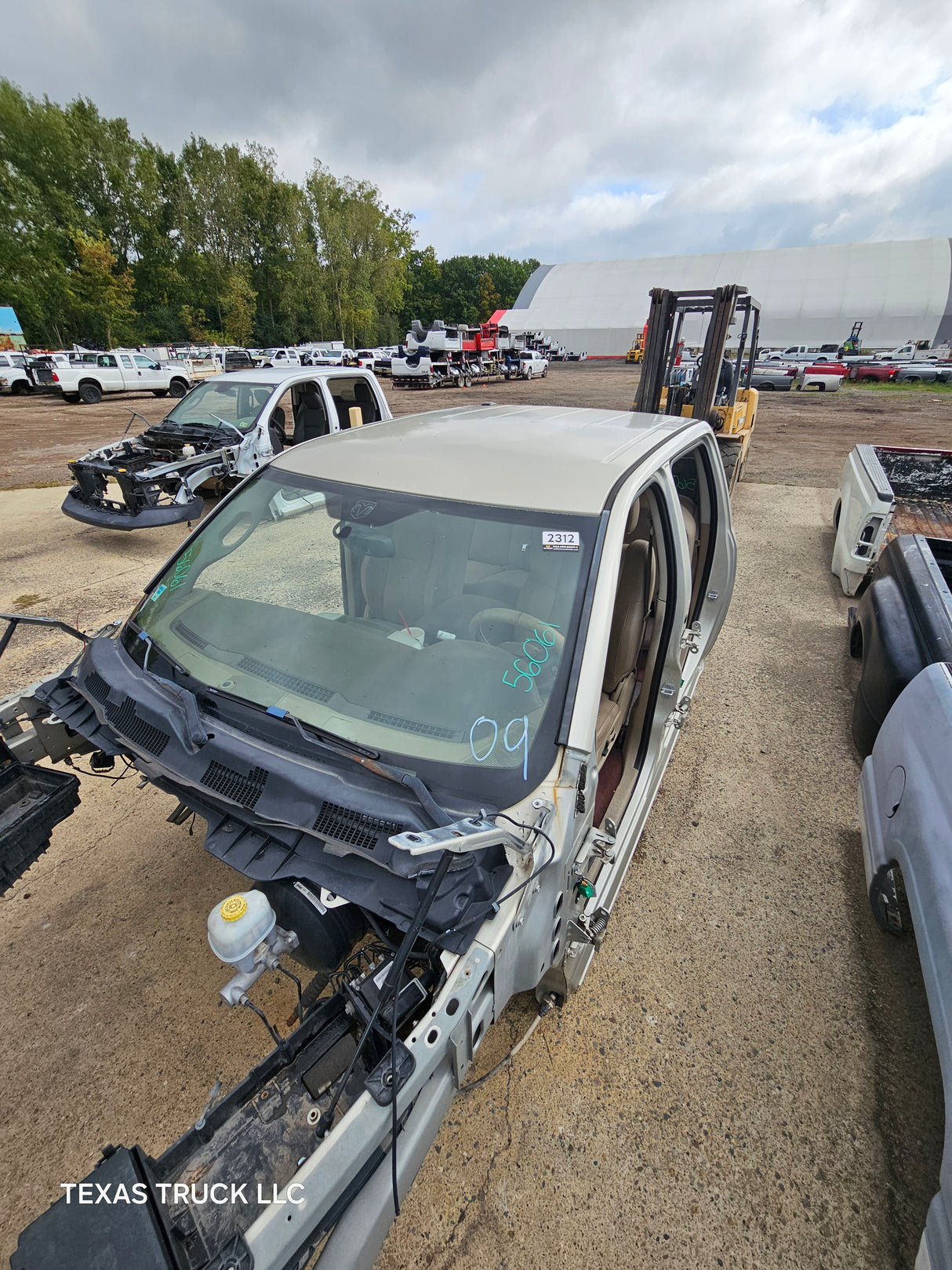 2009-2018 Dodge Ram 1500 4th Gen Crew Cab Cab - Light Graystone Pearl Coat