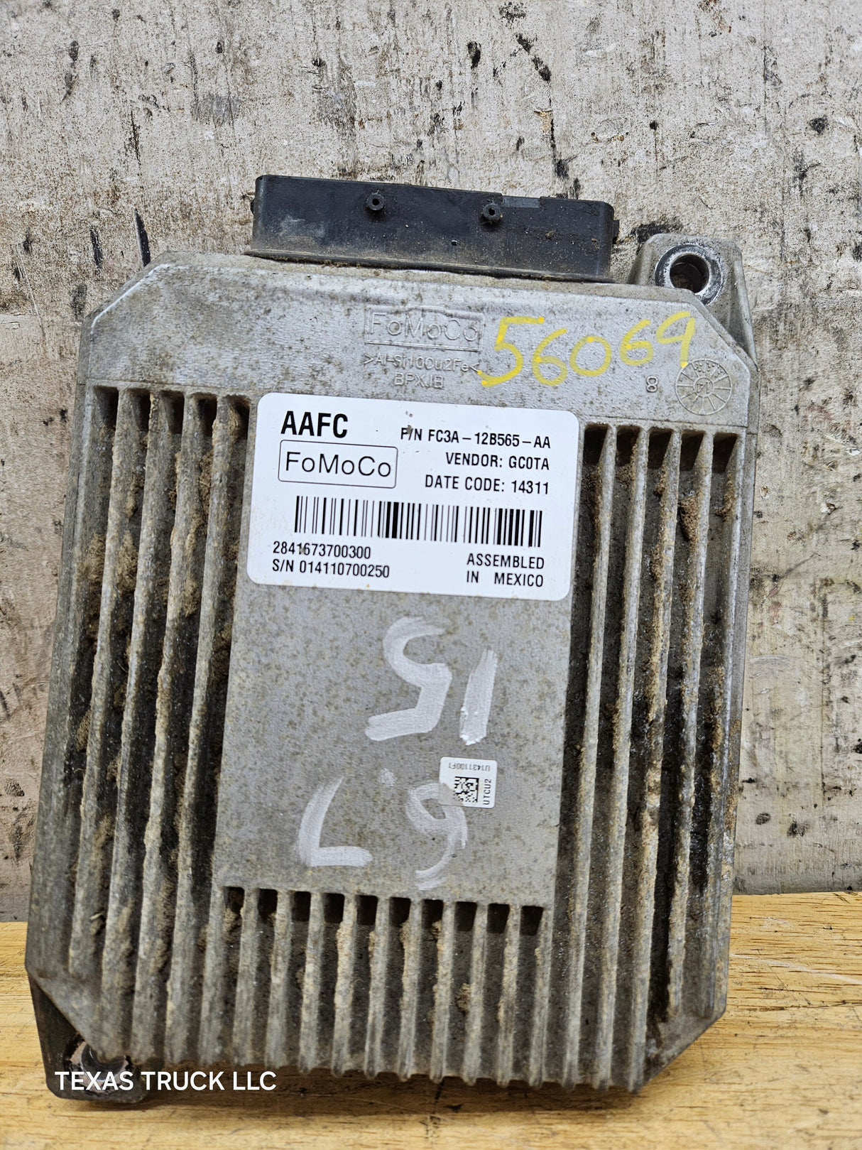 2015-2016 Ford F250 F350 6.7L TCM AAFC / FC3A-12B565-AA